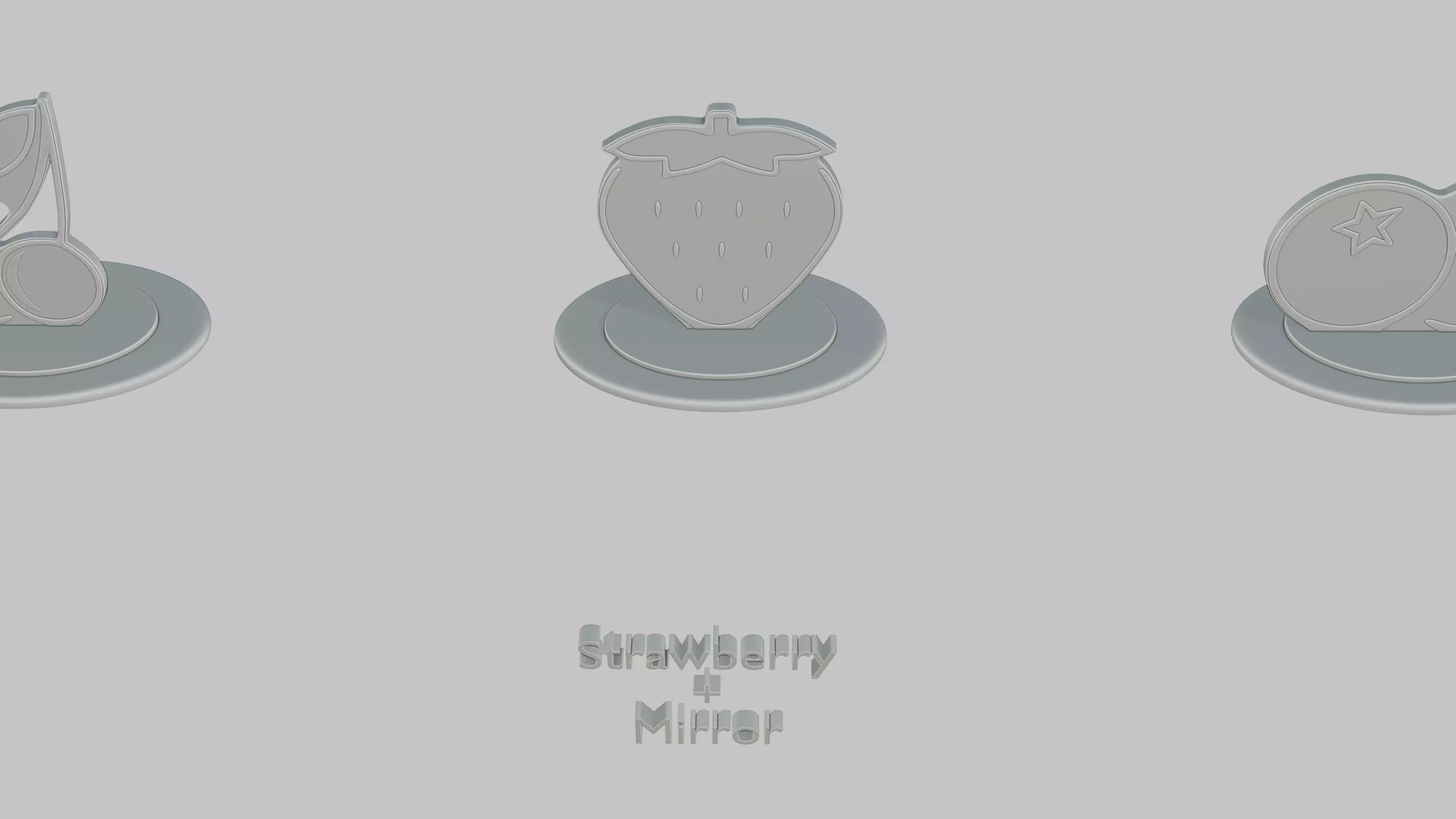 Cottagecore Cute Full Pack Emoji Statues 3D print model_28