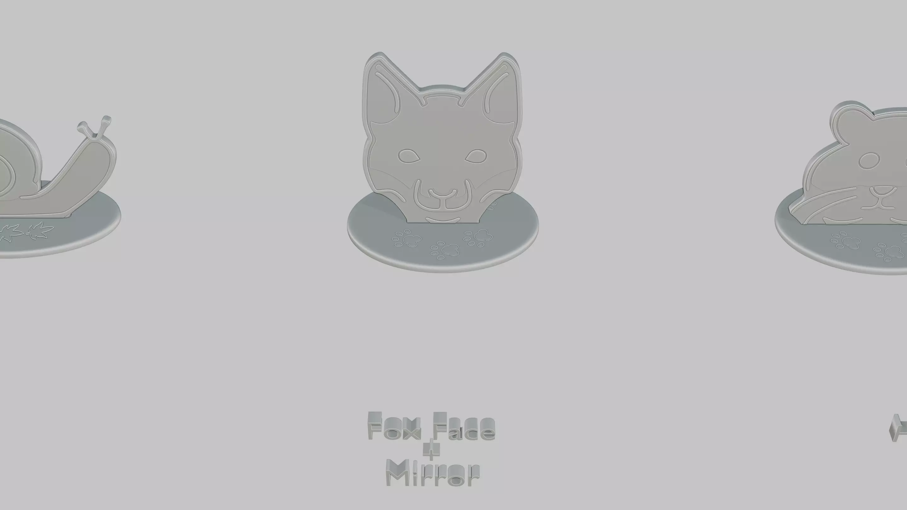 Cottagecore Cute Full Pack Emoji Statues 3D print model_55