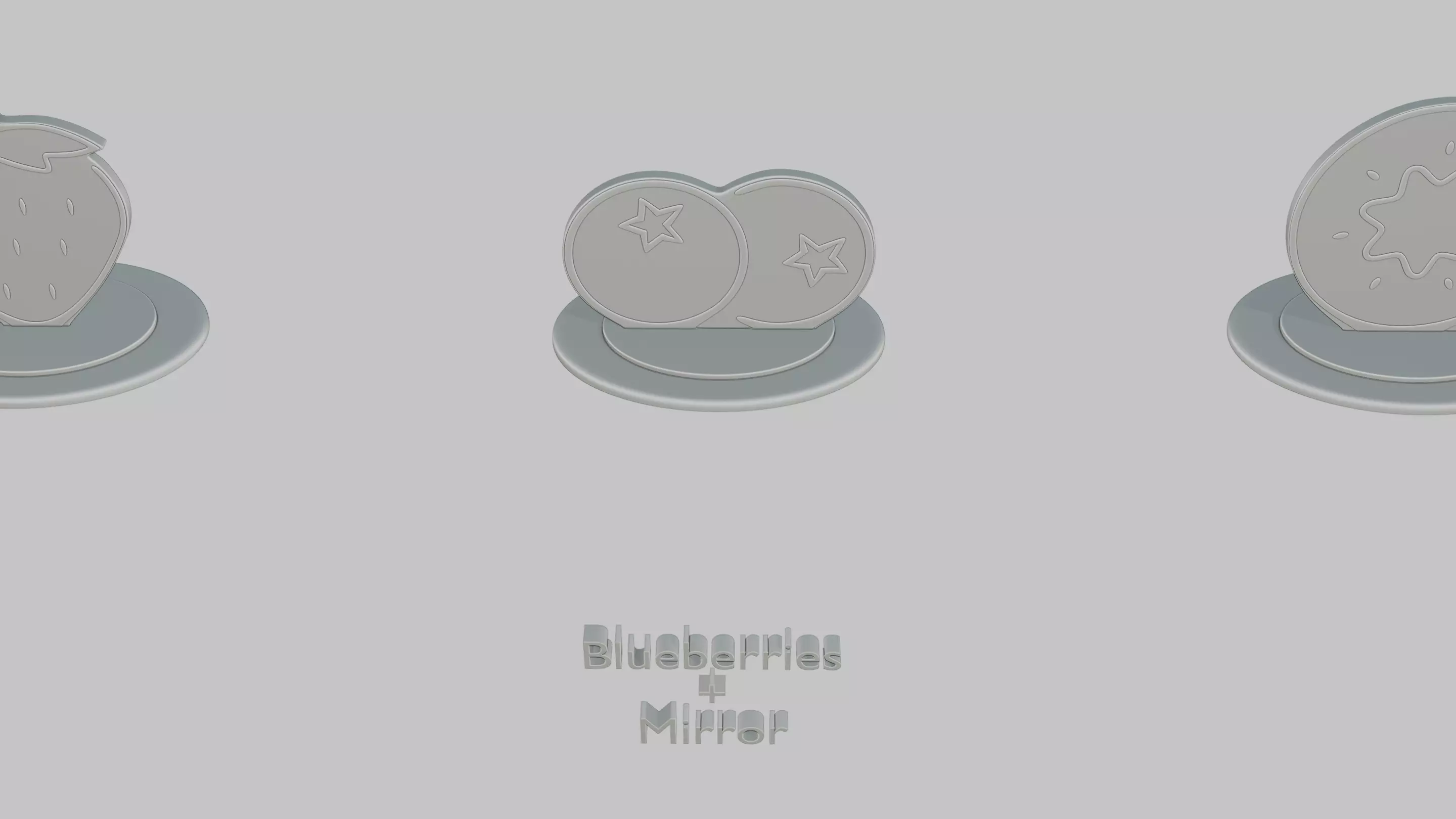 Cottagecore Cute Full Pack Emoji Statues 3D print model_29