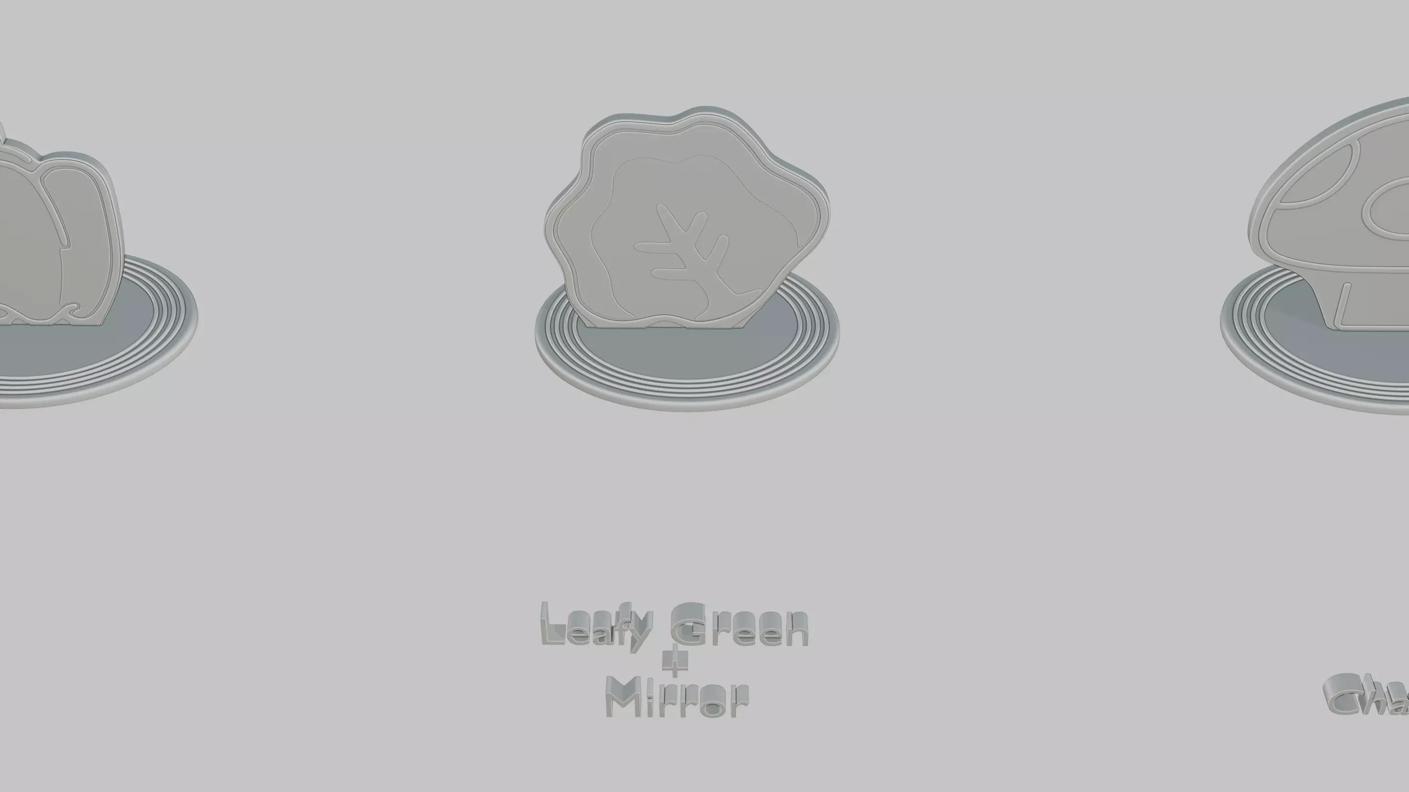 Cottagecore Cute Full Pack Emoji Statues 3D print model_66