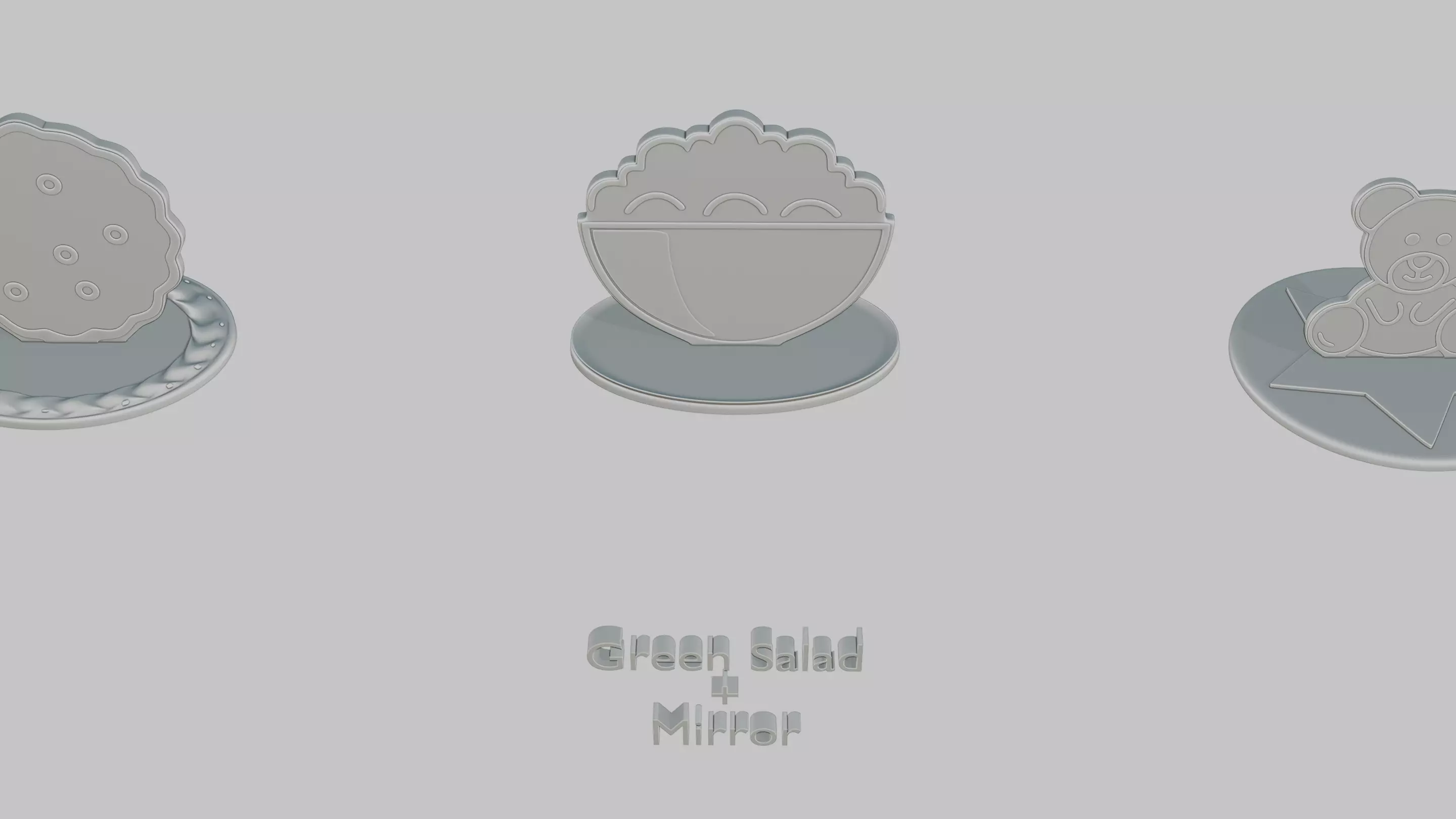 Cottagecore Cute Full Pack Emoji Statues 3D print model_101