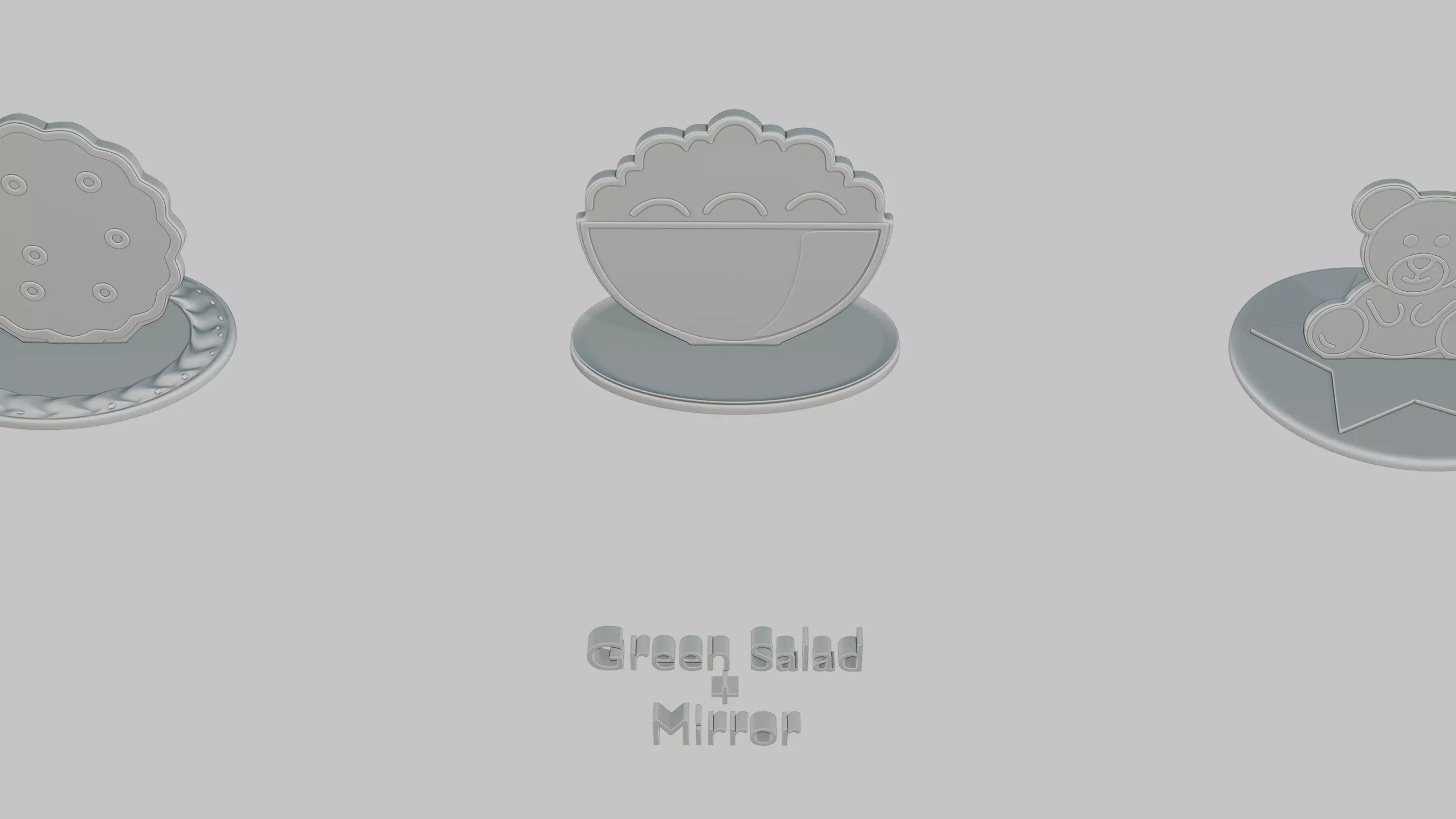 Cottagecore Cute Full Pack Emoji Statues 3D print model_61