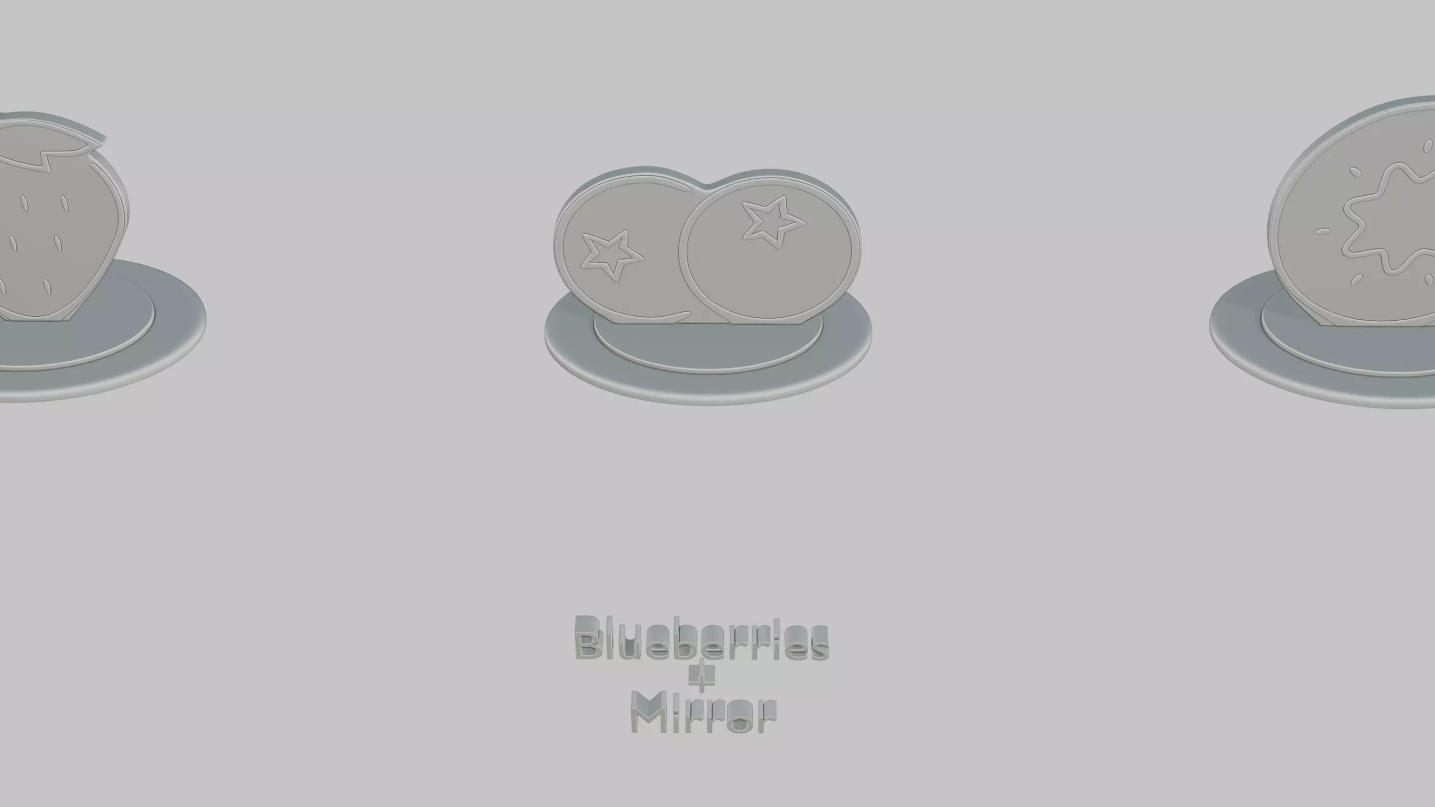 Cottagecore Cute Full Pack Emoji Statues 3D print model_58