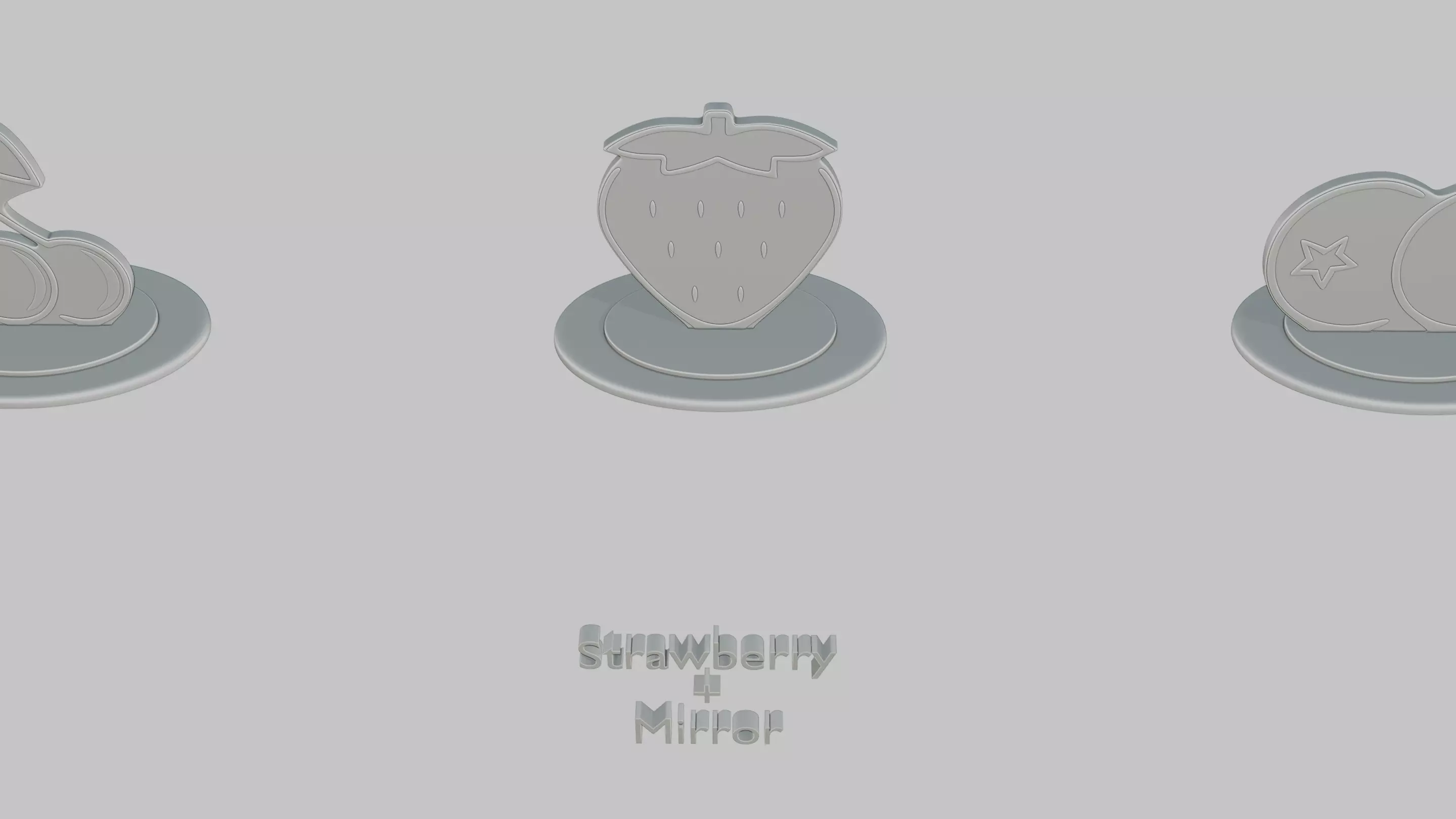 Cottagecore Cute Full Pack Emoji Statues 3D print model_43