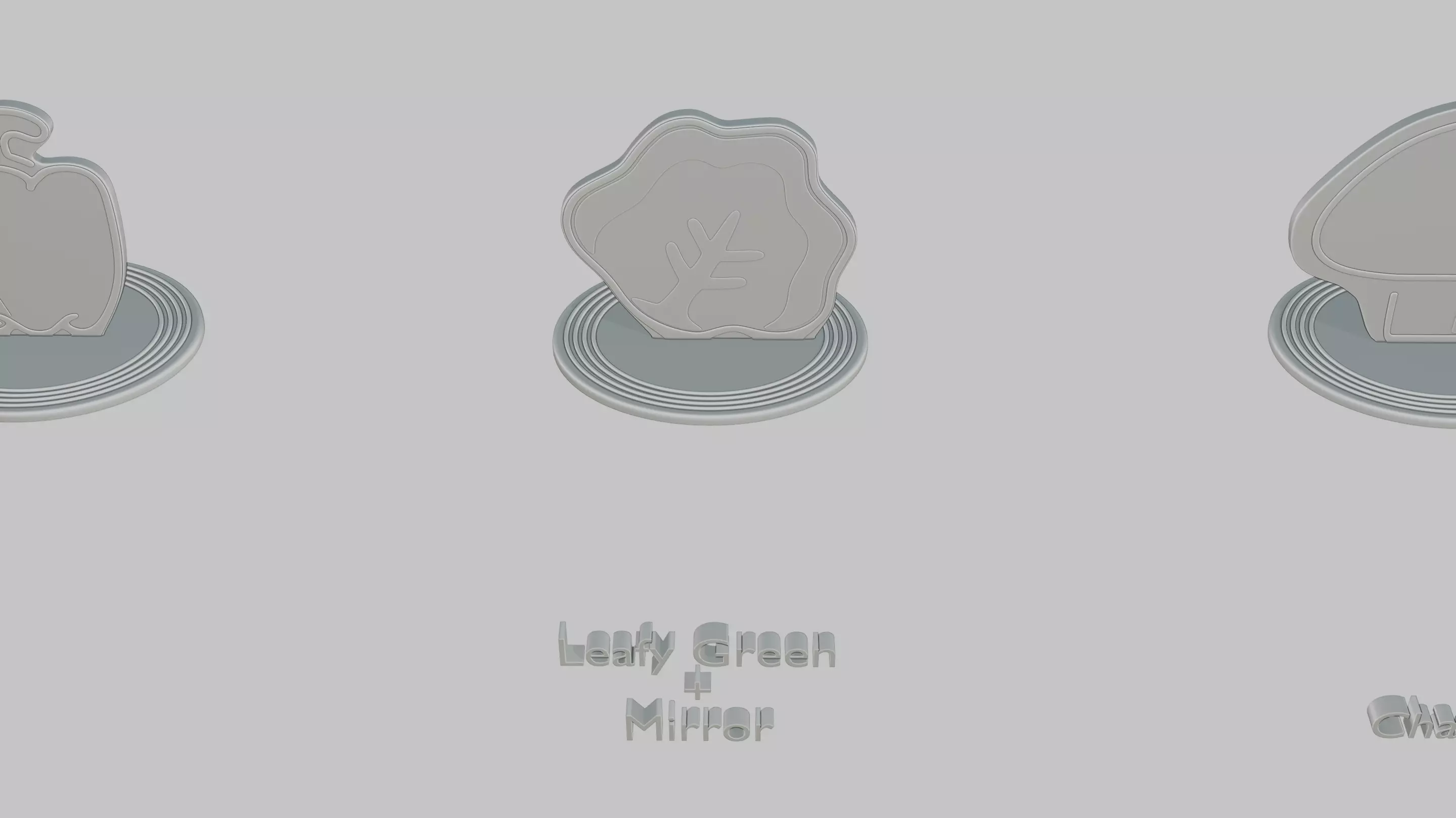 Cottagecore Cute Full Pack Emoji Statues 3D print model_92