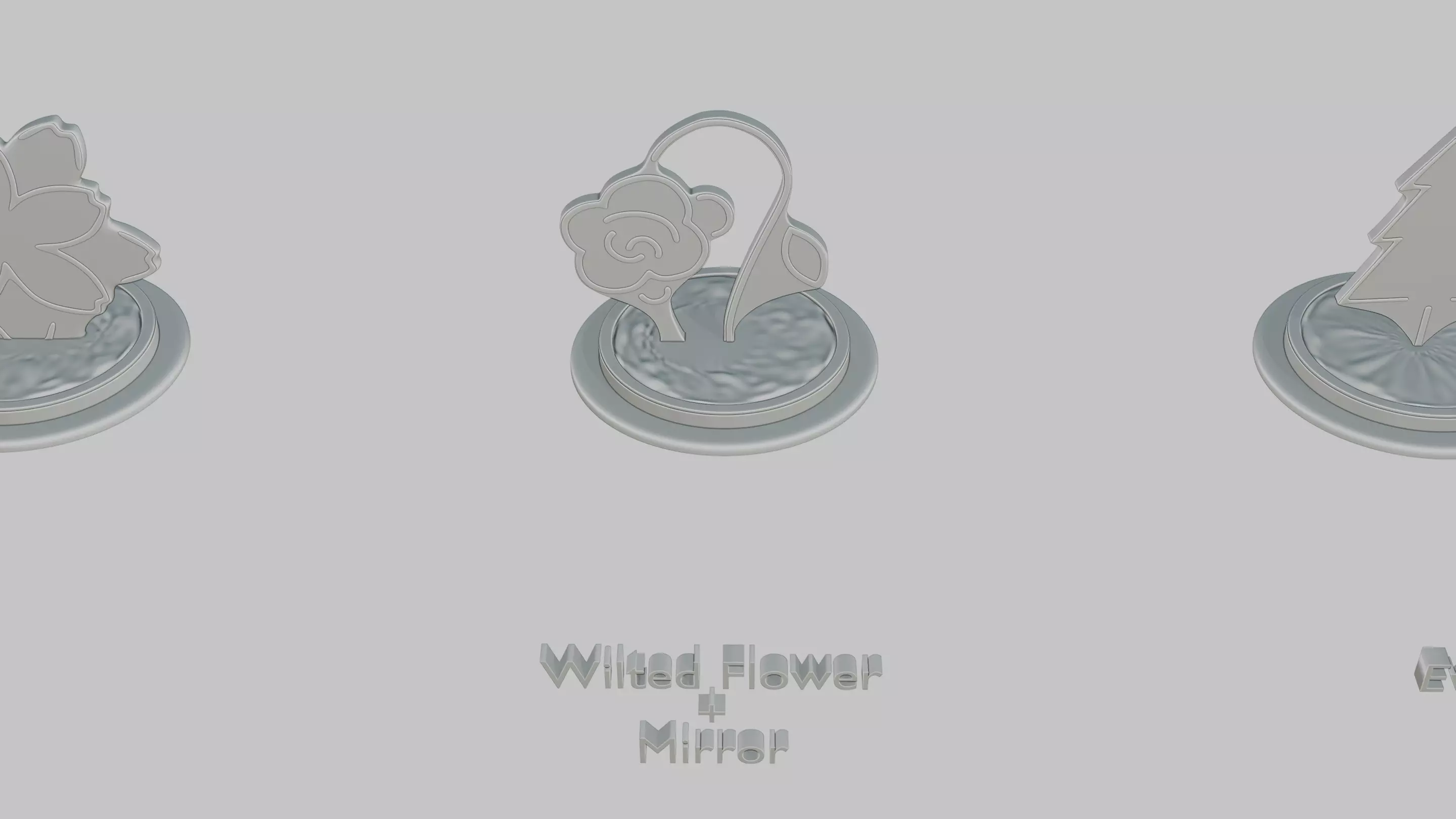 Cottagecore Cute Full Pack Emoji Statues 3D print model_49