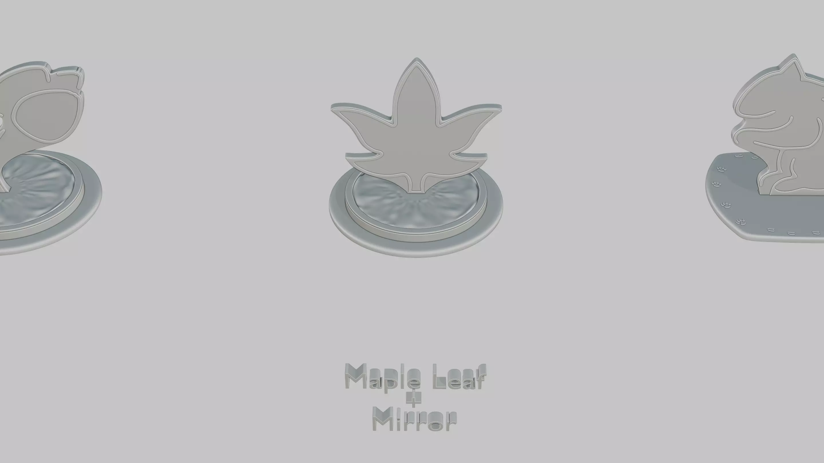 Cottagecore Cute Full Pack Emoji Statues 3D print model_85