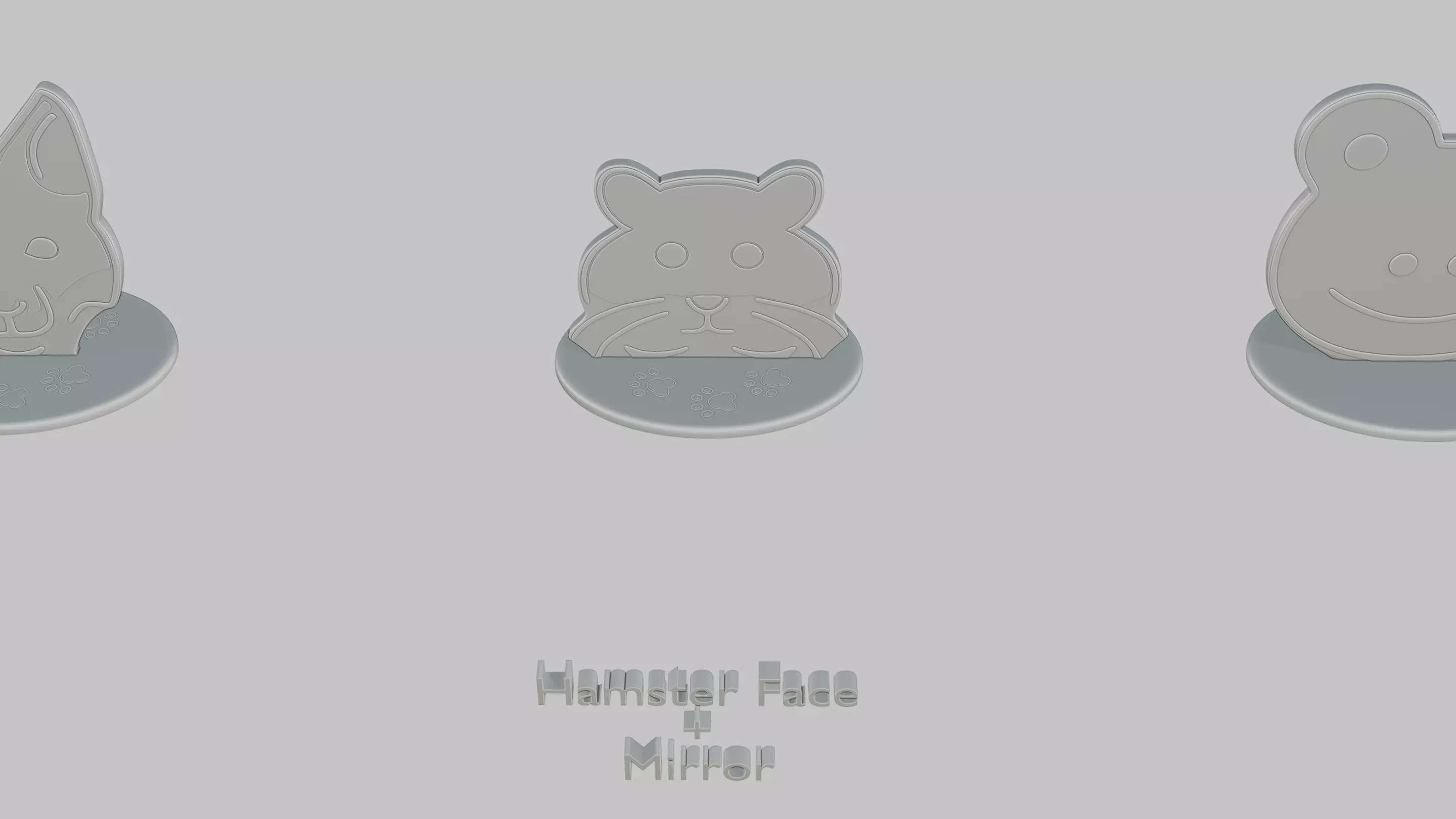 Cottagecore Cute Full Pack Emoji Statues 3D print model_7