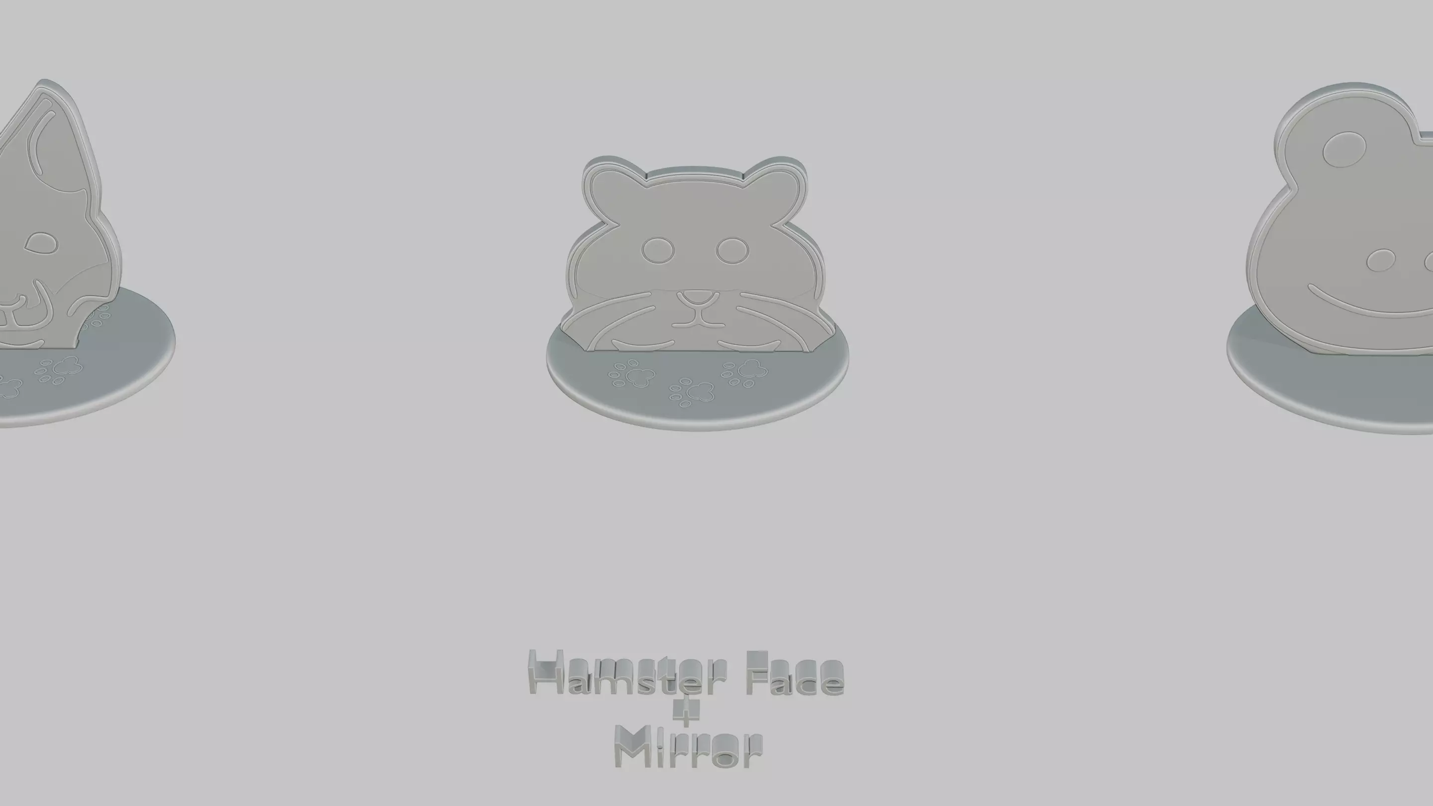 Cottagecore Cute Full Pack Emoji Statues 3D print model_75