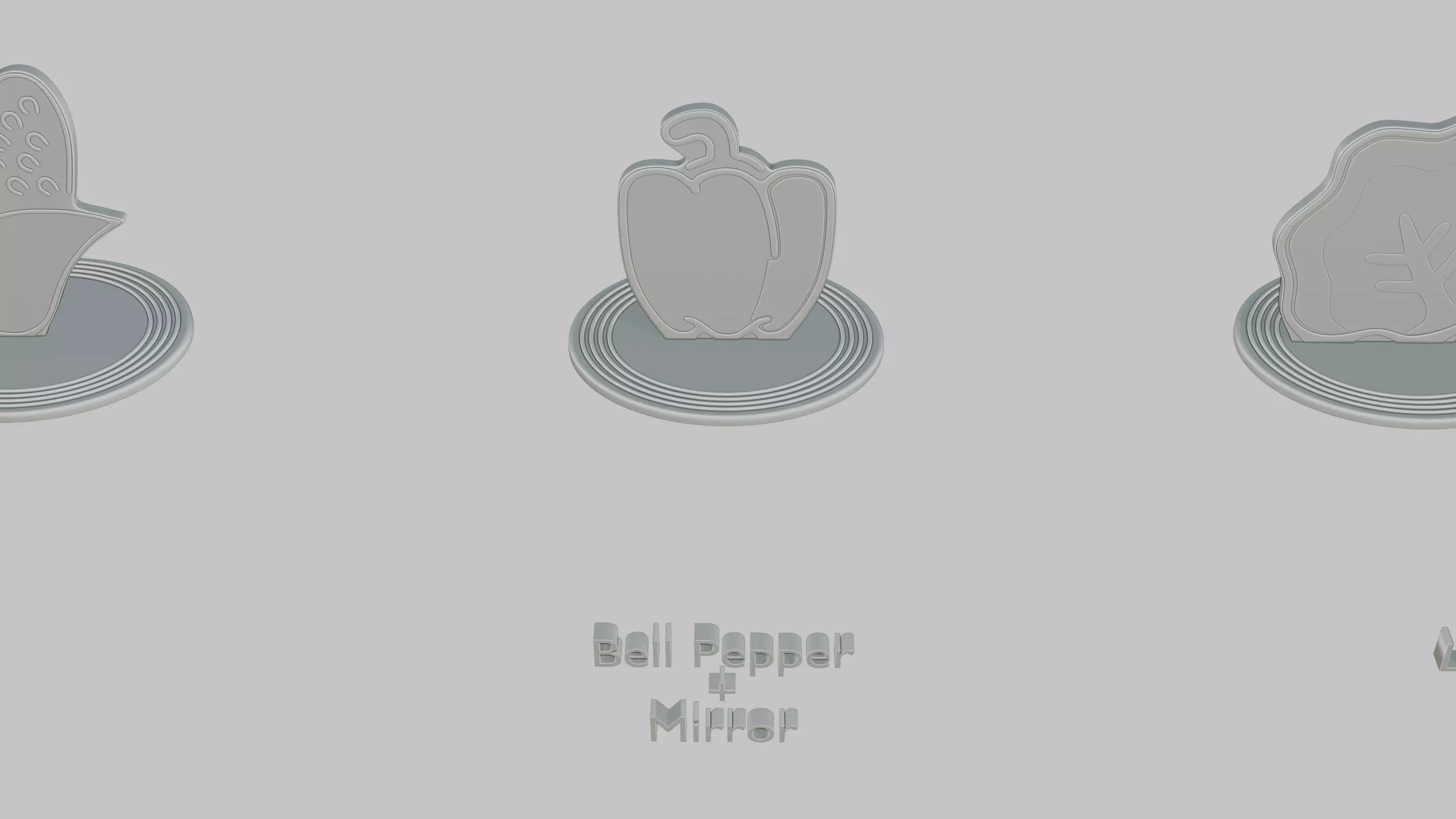 Cottagecore Cute Full Pack Emoji Statues 3D print model_99