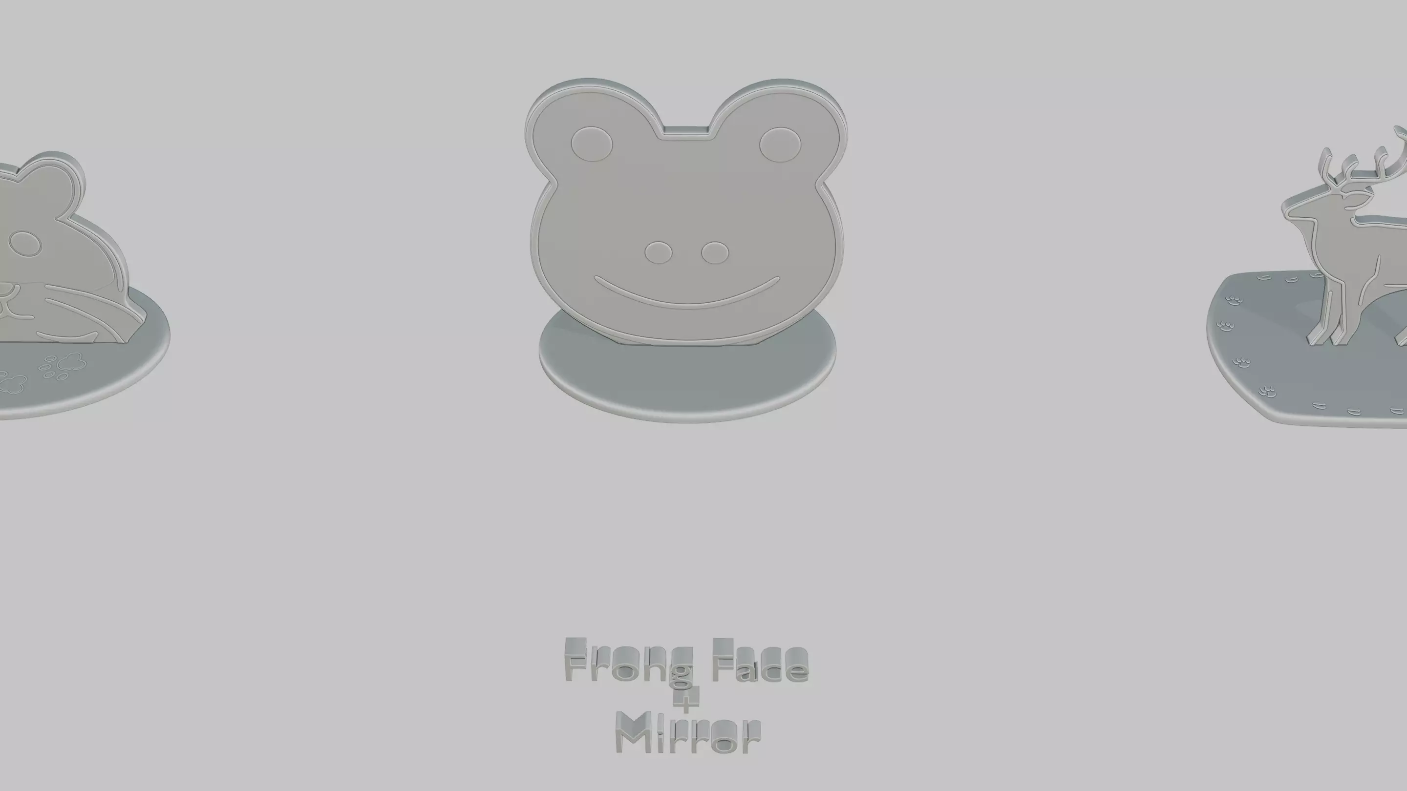 Cottagecore Cute Full Pack Emoji Statues 3D print model_13