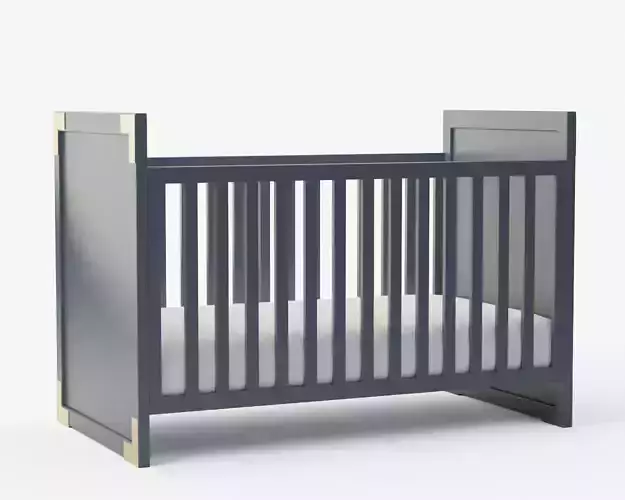 Wilmslow Convertible Crib 3D model
