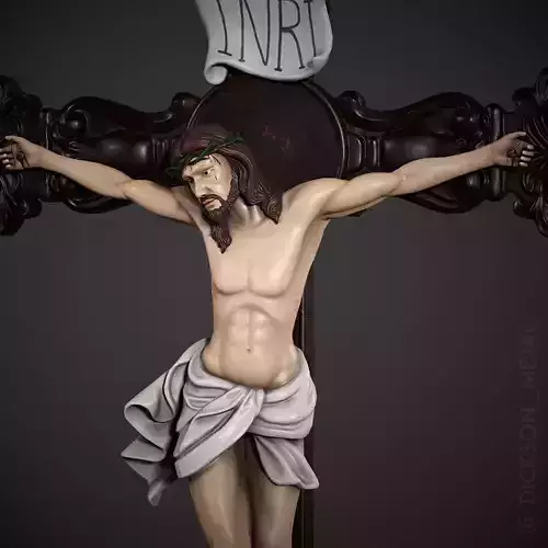CRUCIFIED CHRIST Statue