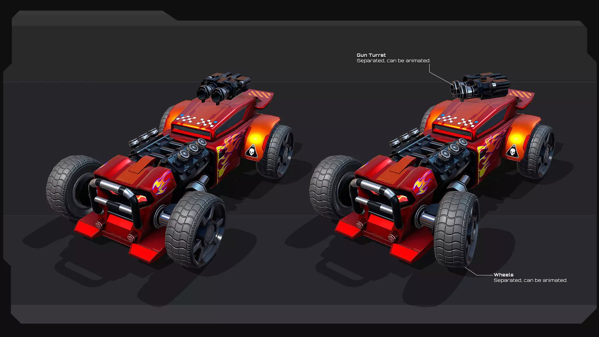 TECNO ROADS - REX Low-poly 3D model_6
