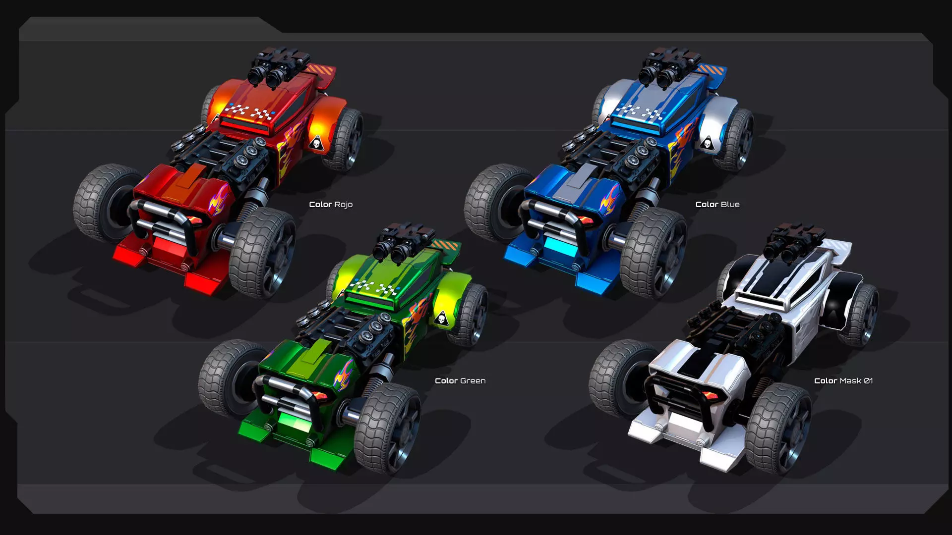 TECNO ROADS - REX Low-poly 3D model_7