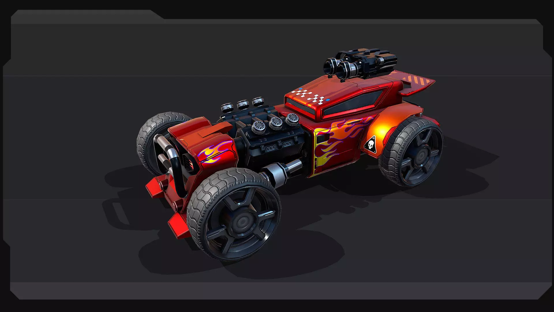TECNO ROADS - REX Low-poly 3D model_2
