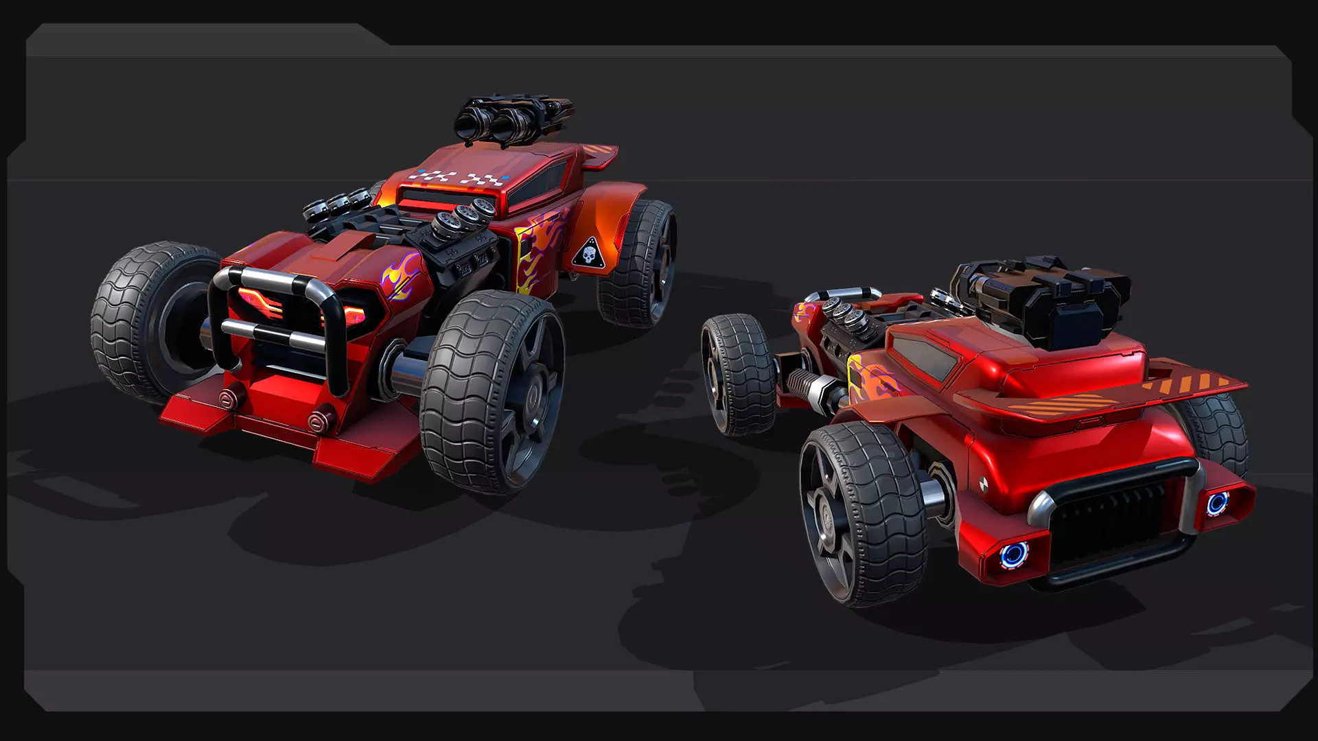 TECNO ROADS - REX Low-poly 3D model_5