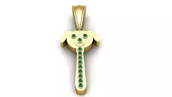 dog face design 3D print model