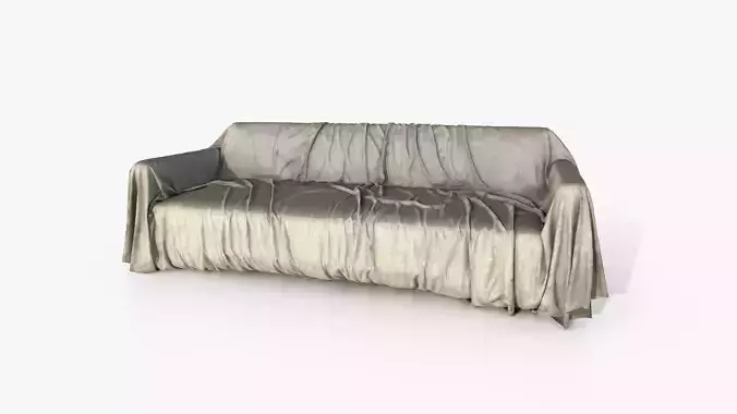 Covered Sofa Large Dirty