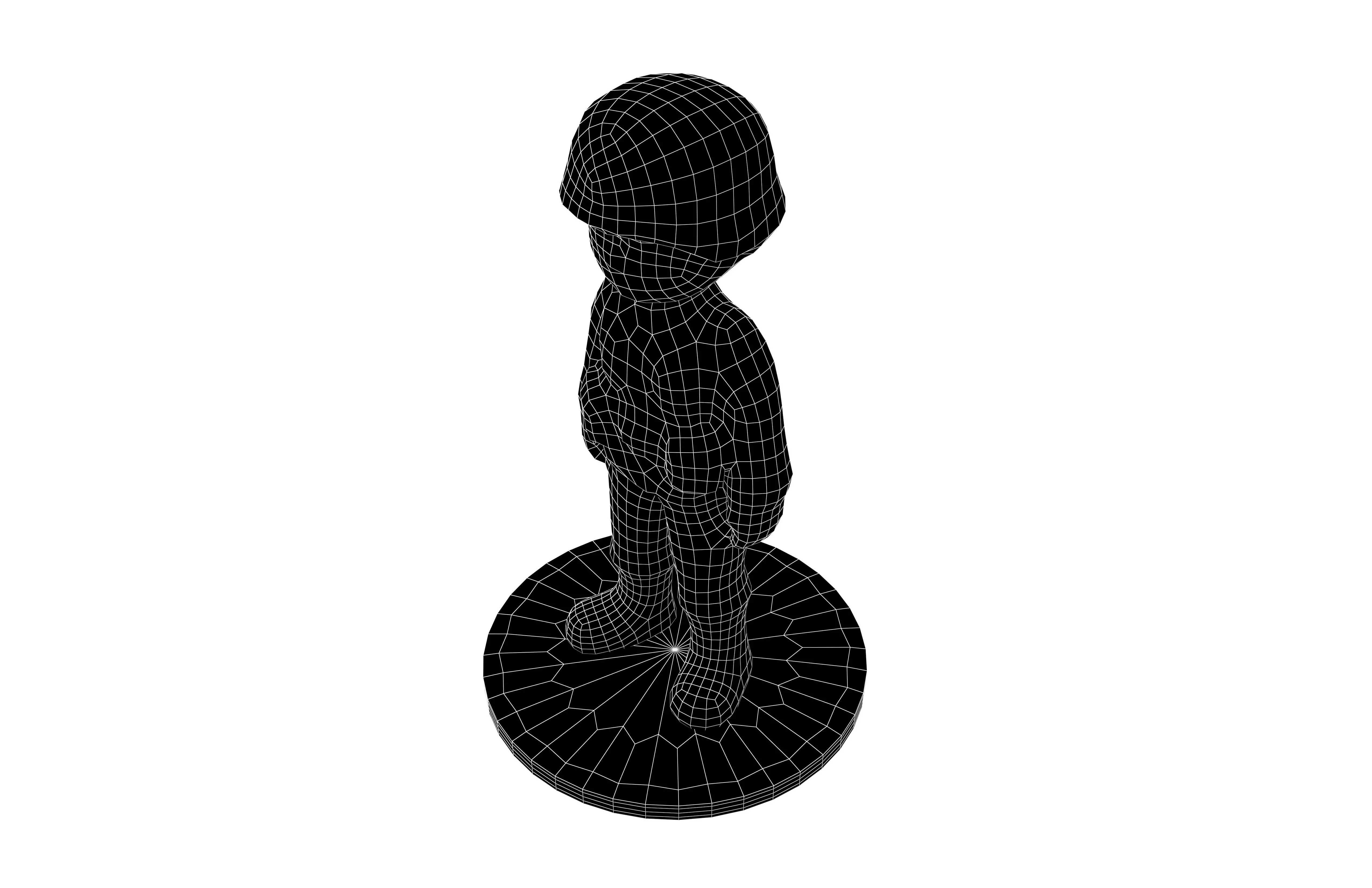 Plastic Soldier Toy v1 004 Low-poly 3D model_6