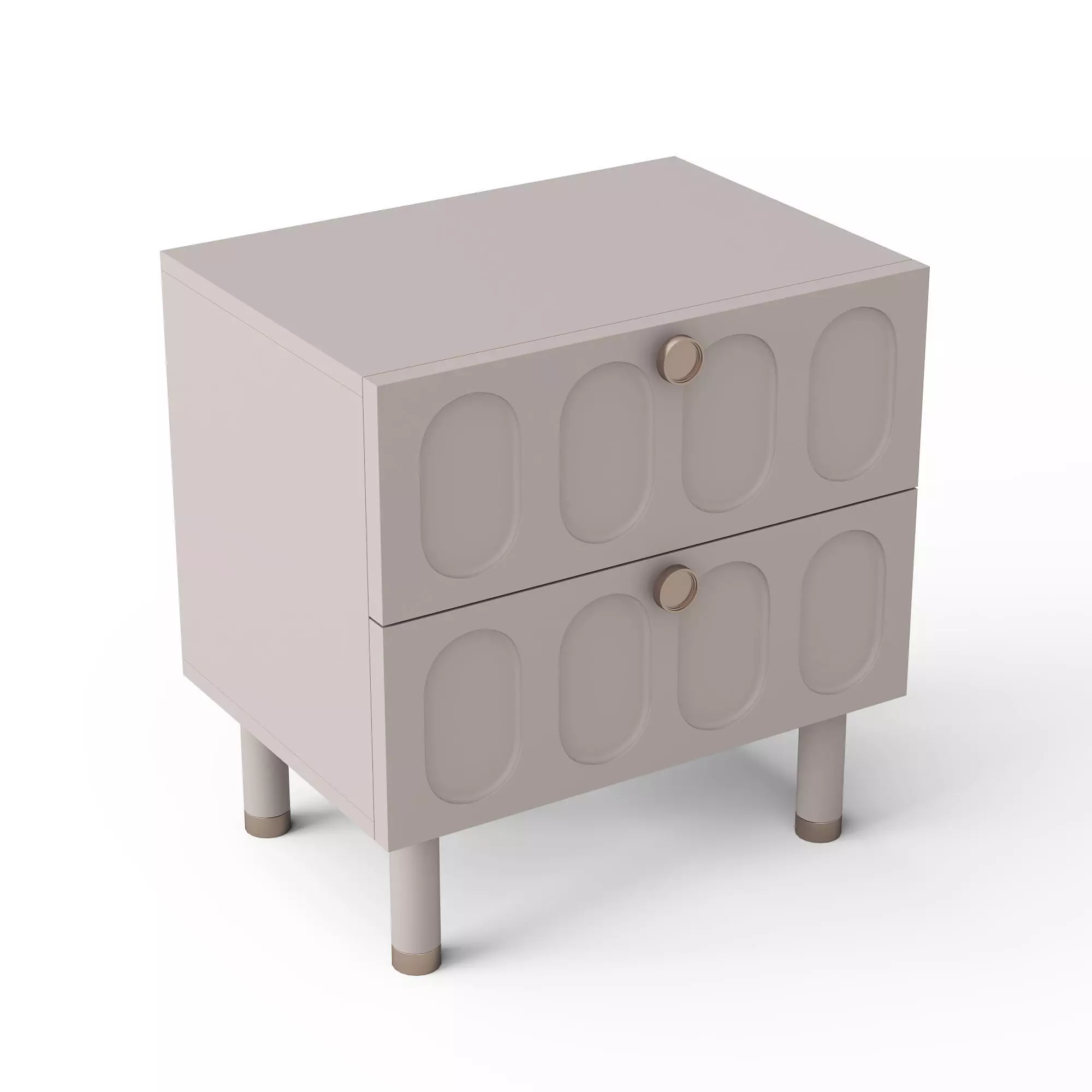Ballace Bedside Table 3D model_0
