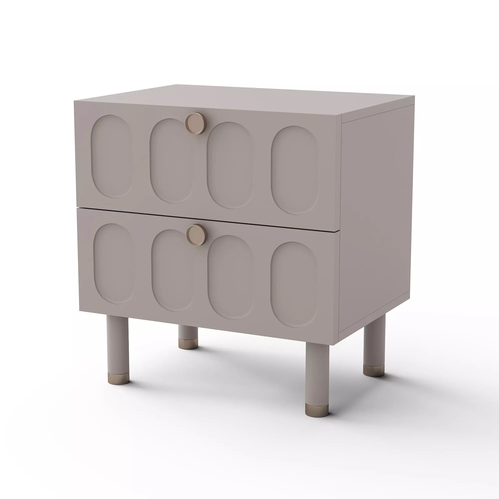 Ballace Bedside Table 3D model_1