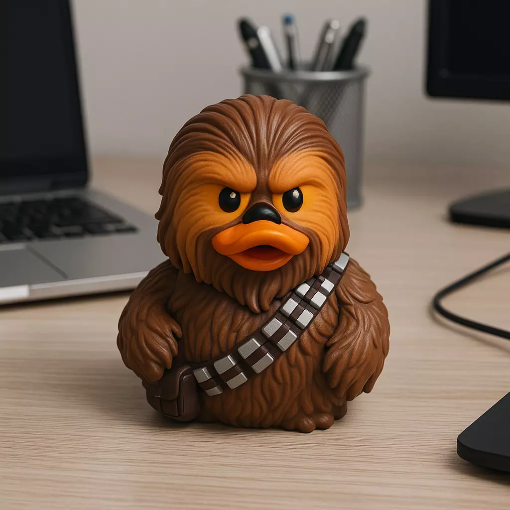 Rubber Duck - Chewbacca - Star Wars - 3D print 3D print model_0