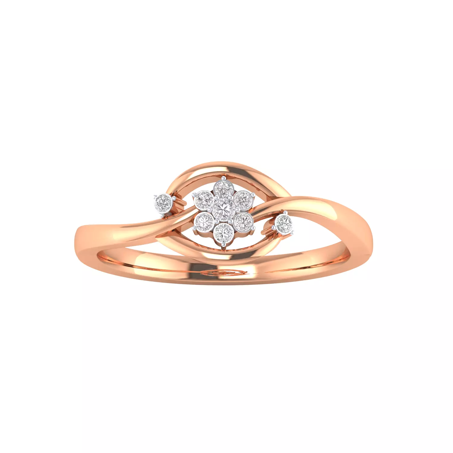 Women Ring Render 3dm STL MTL SLC JCD OBJ FBX Details 3D print model_7