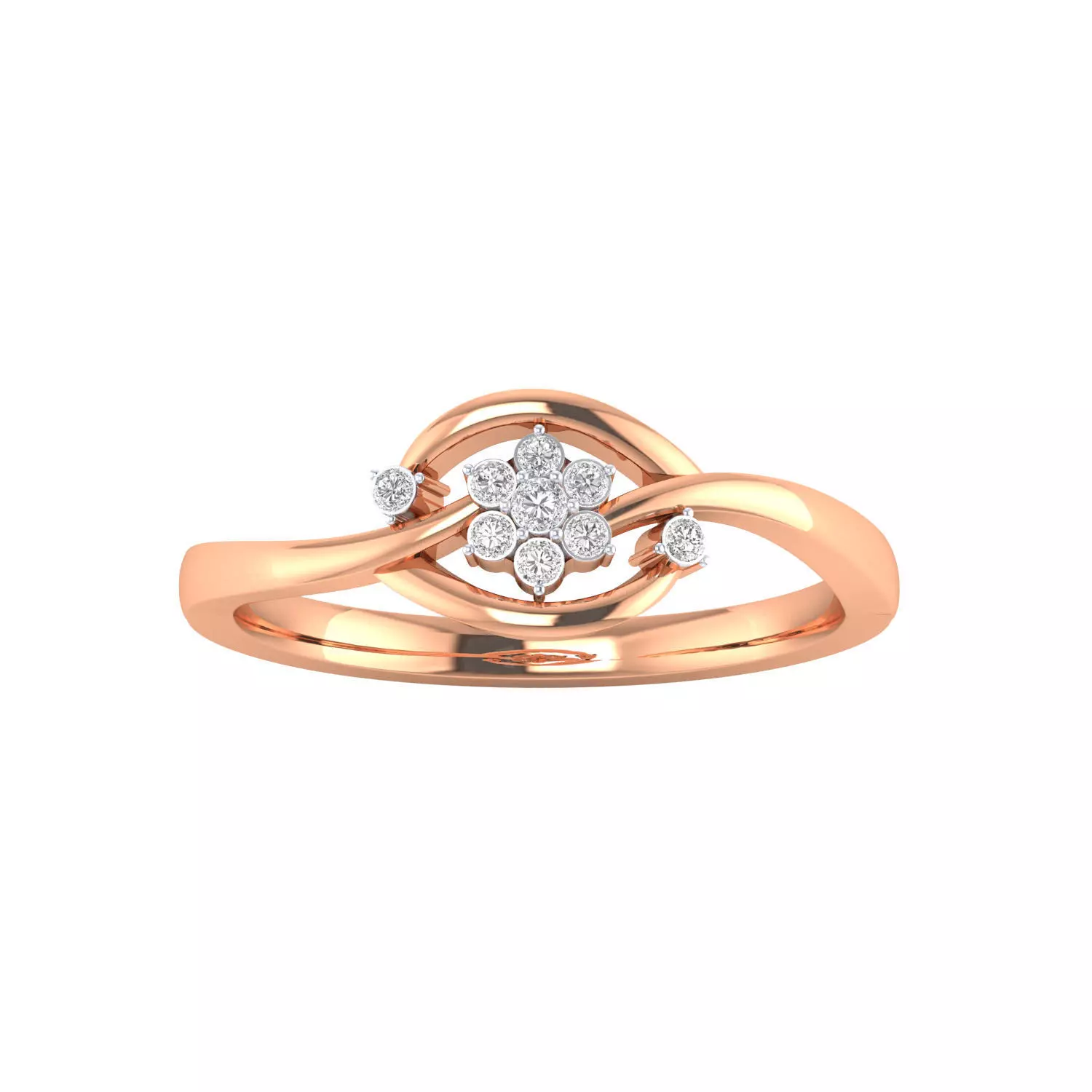 Women Ring Render 3dm STL MTL SLC JCD OBJ FBX Details 3D print model_6