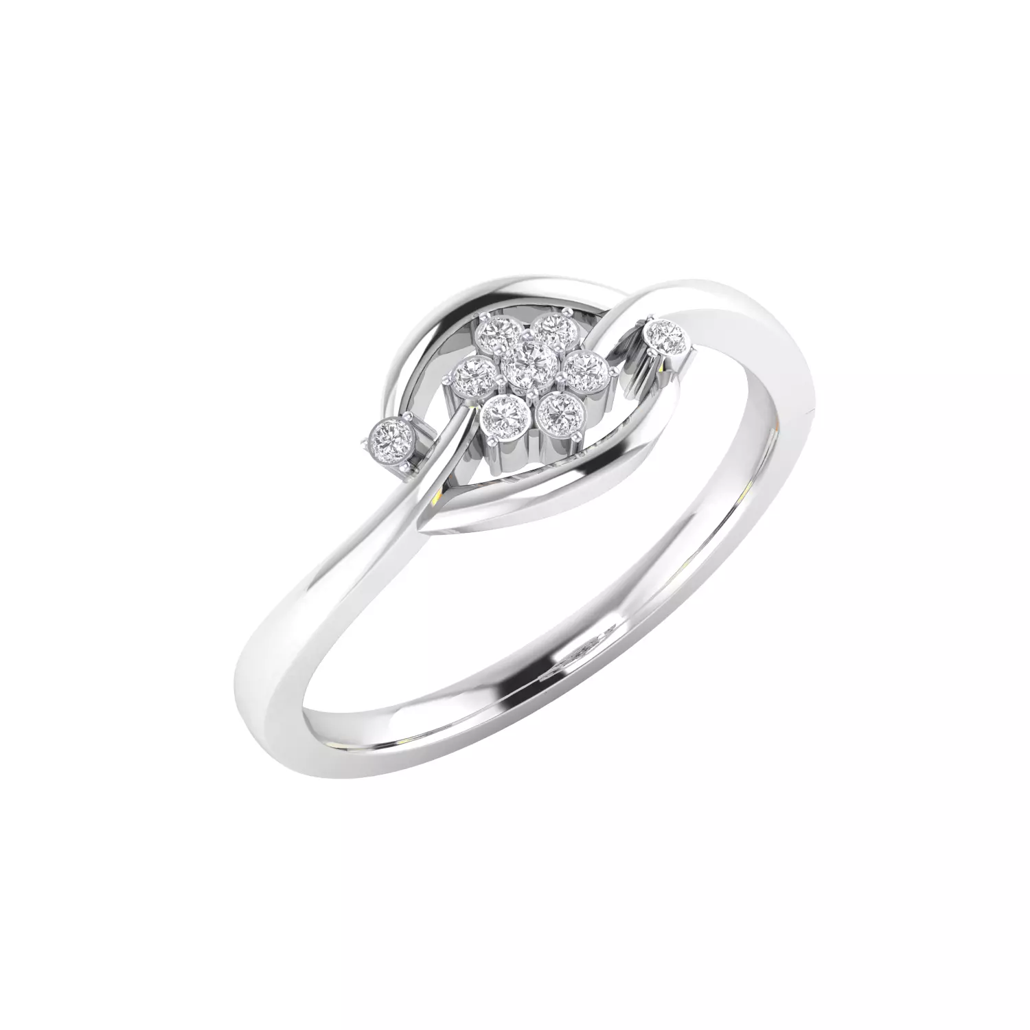 Women Ring Render 3dm STL MTL SLC JCD OBJ FBX Details 3D print model_15