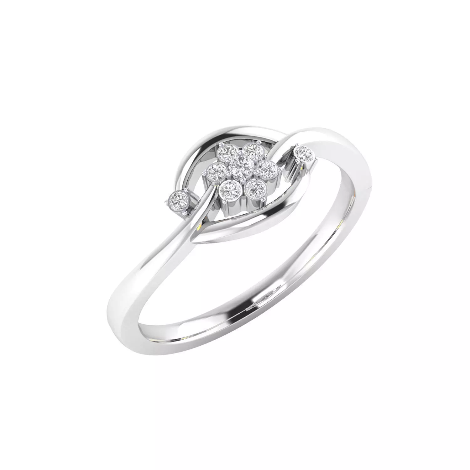 Women Ring Render 3dm STL MTL SLC JCD OBJ FBX Details 3D print model_14