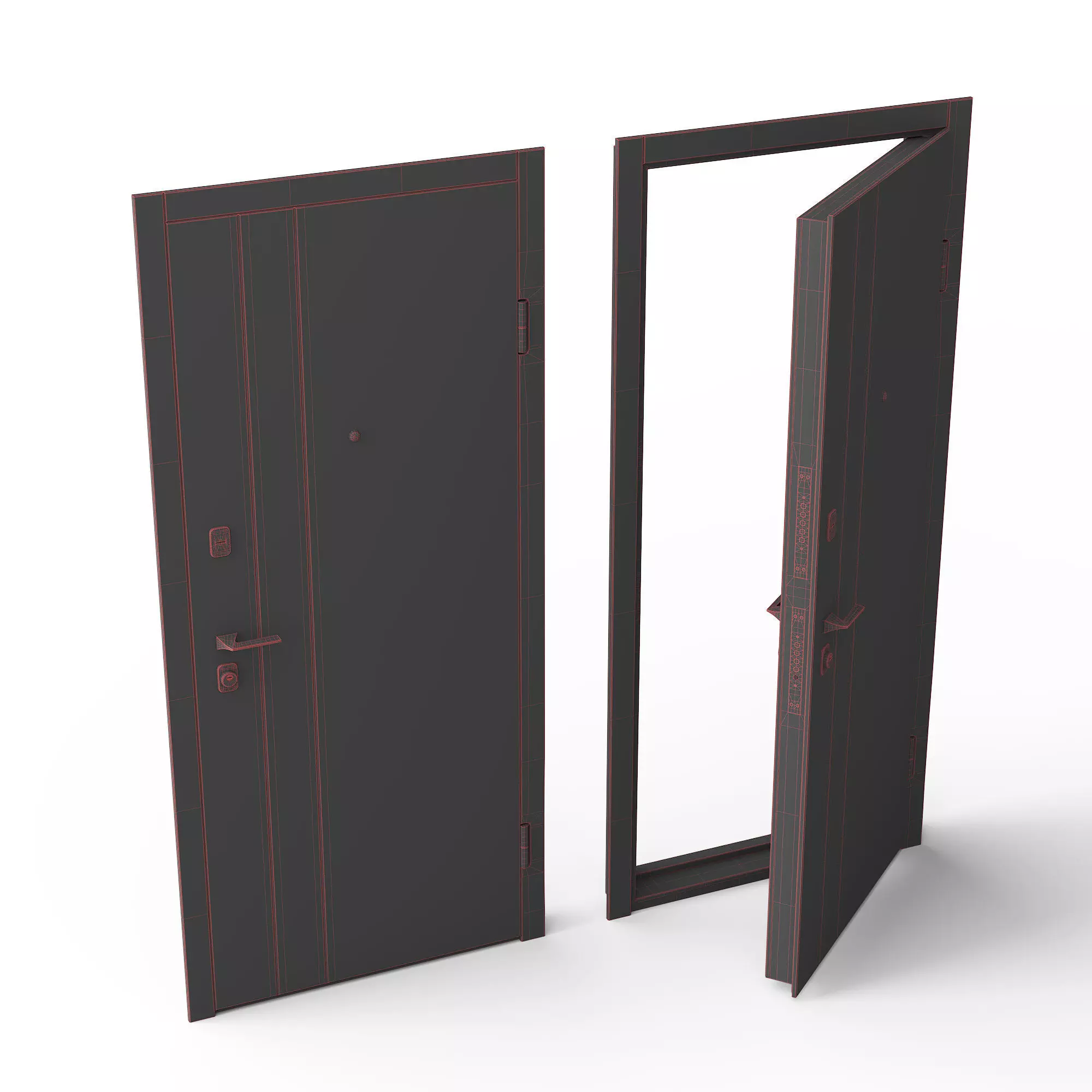 Adric Door 3D model_2