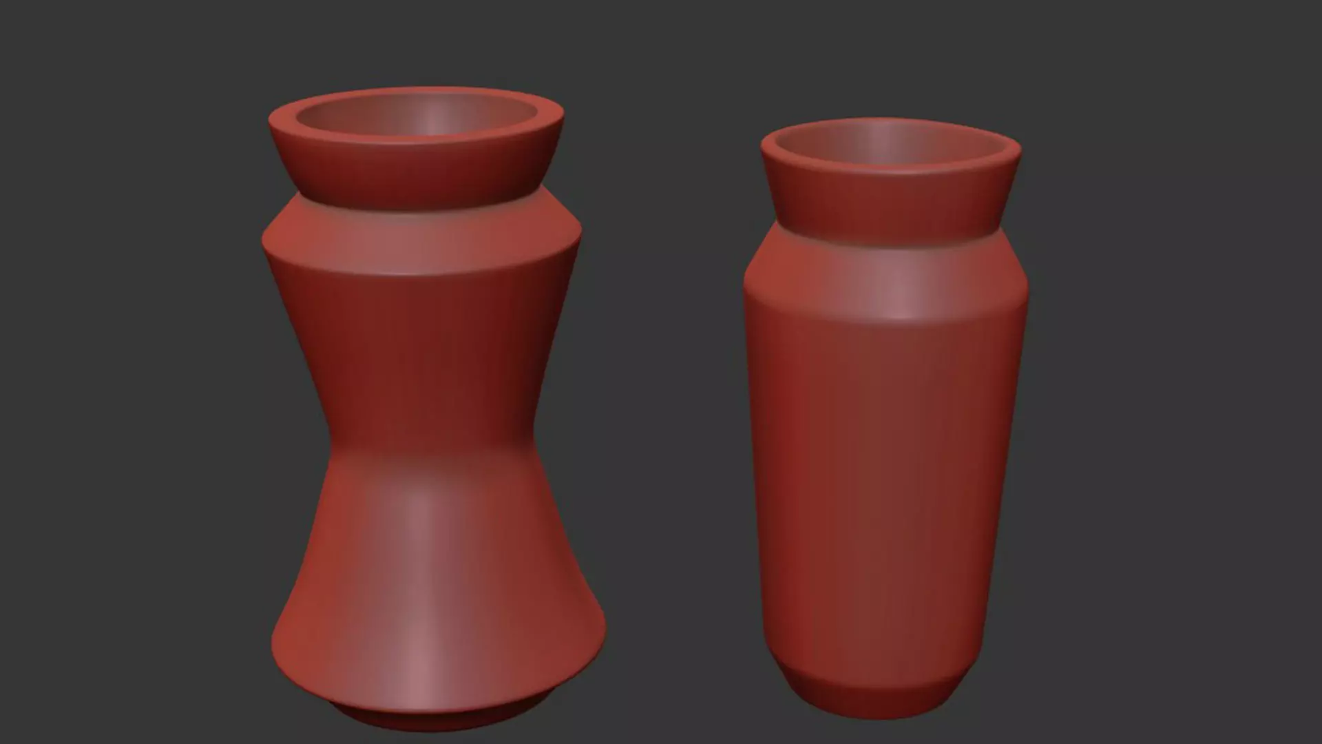 Set of 2 small ceramic vases 3D model_6