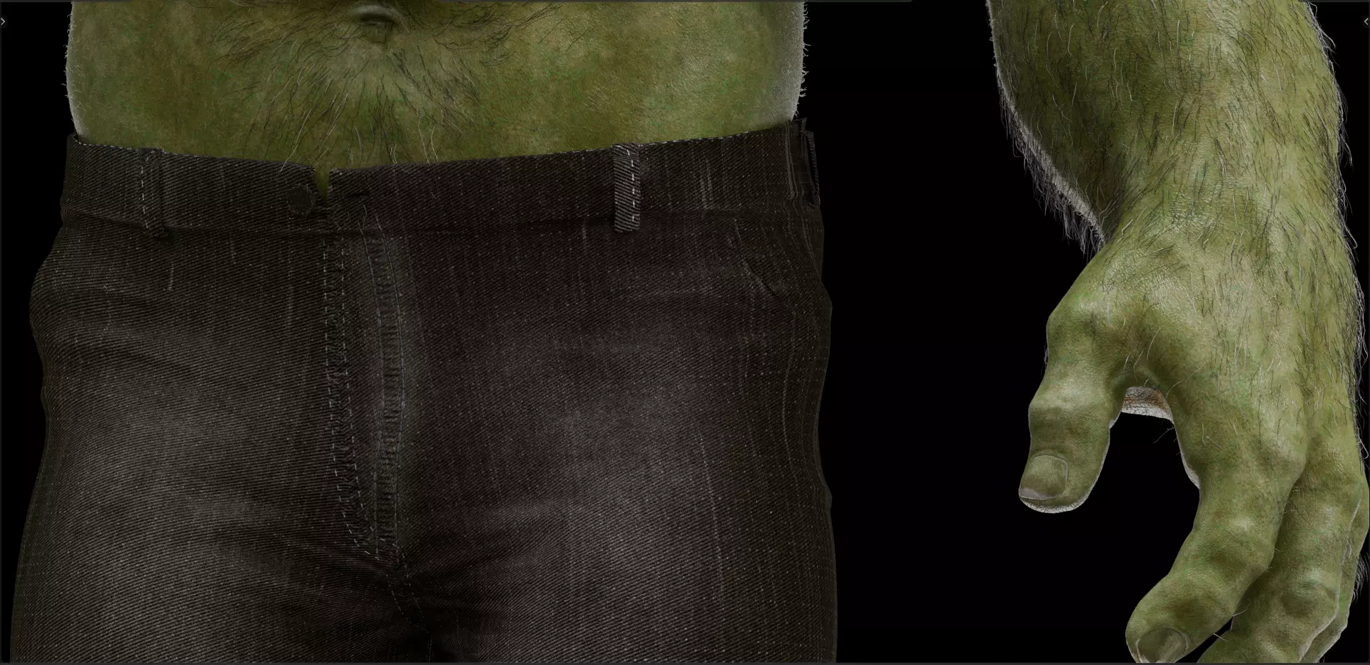 Hulk from Avengers 2012 and from Thor Ragnarok 3D model_32