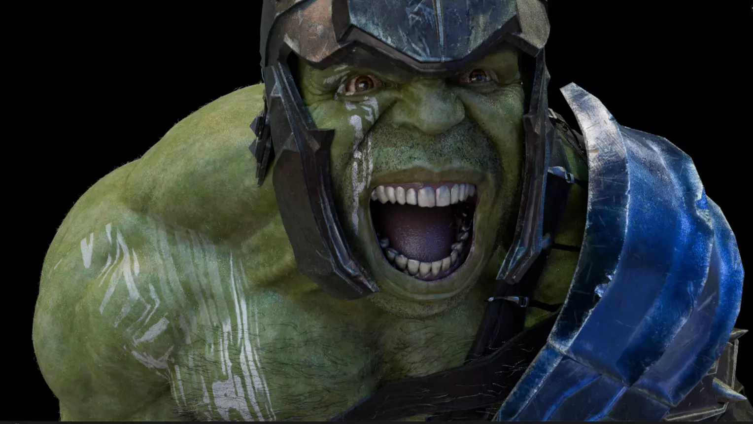 Hulk from Avengers 2012 and from Thor Ragnarok 3D model_36
