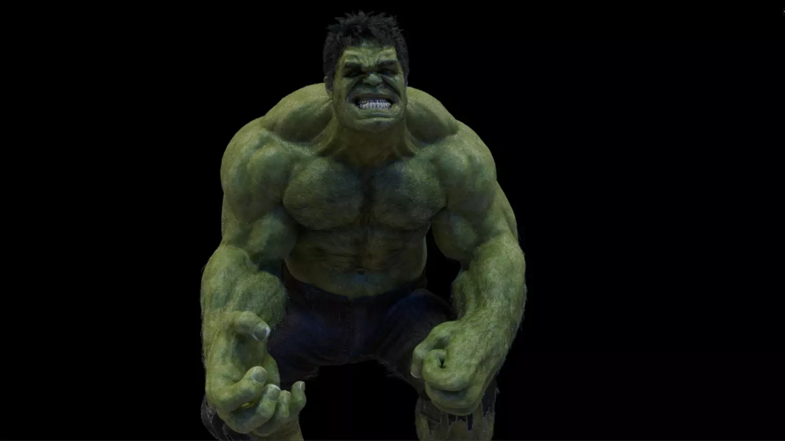 Hulk from Avengers 2012 and from Thor Ragnarok 3D model_35
