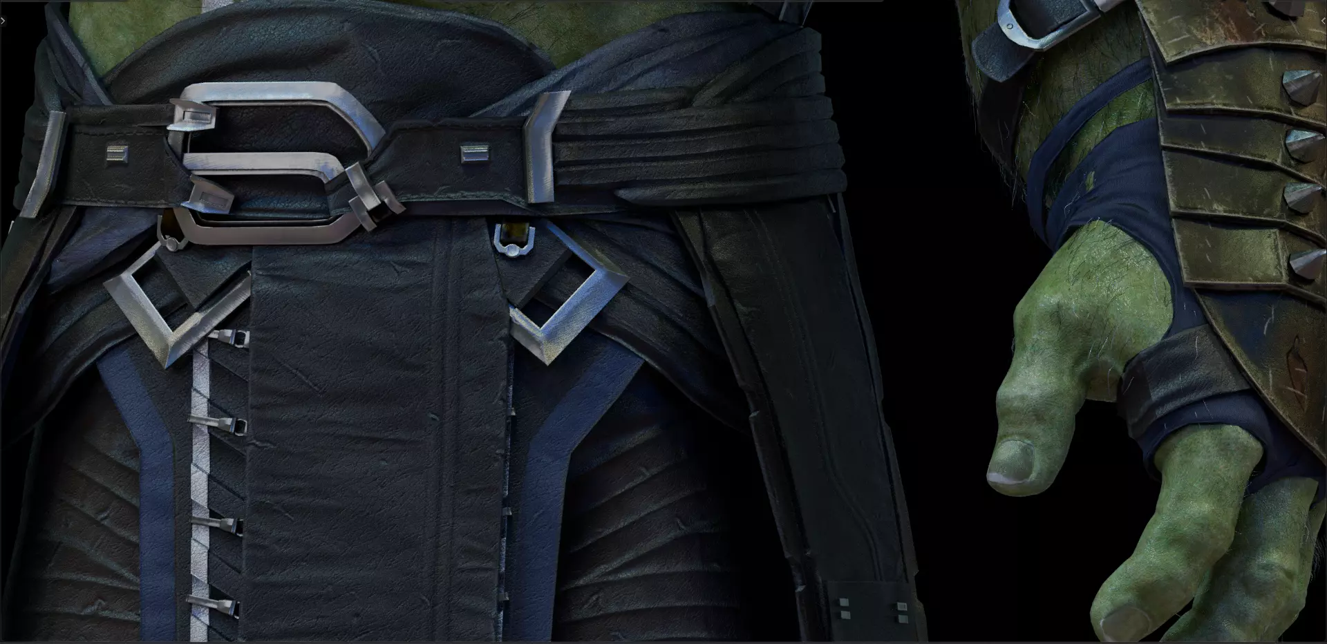 Hulk from Avengers 2012 and from Thor Ragnarok 3D model_34