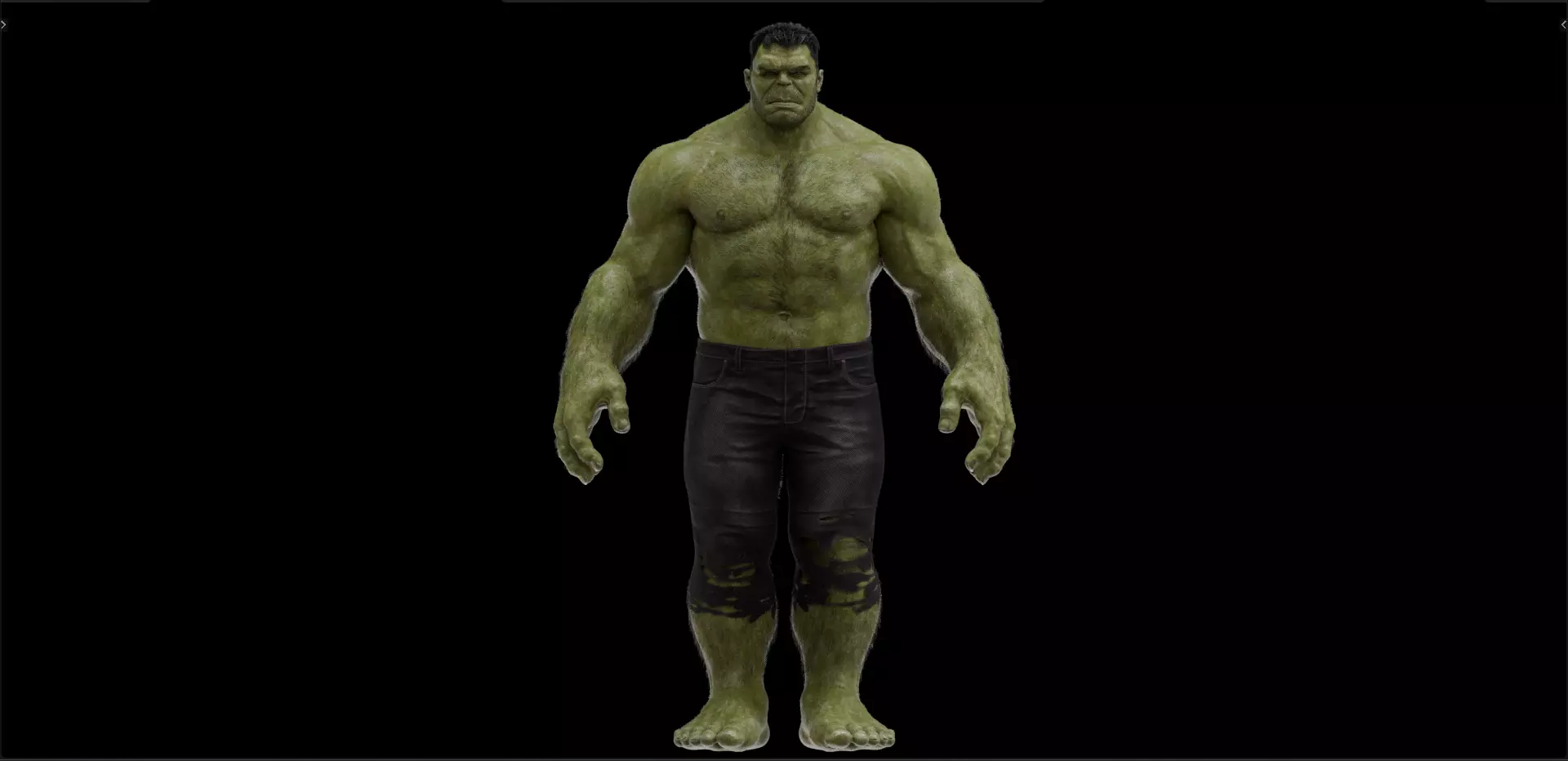 Hulk from Avengers 2012 and from Thor Ragnarok 3D model_20