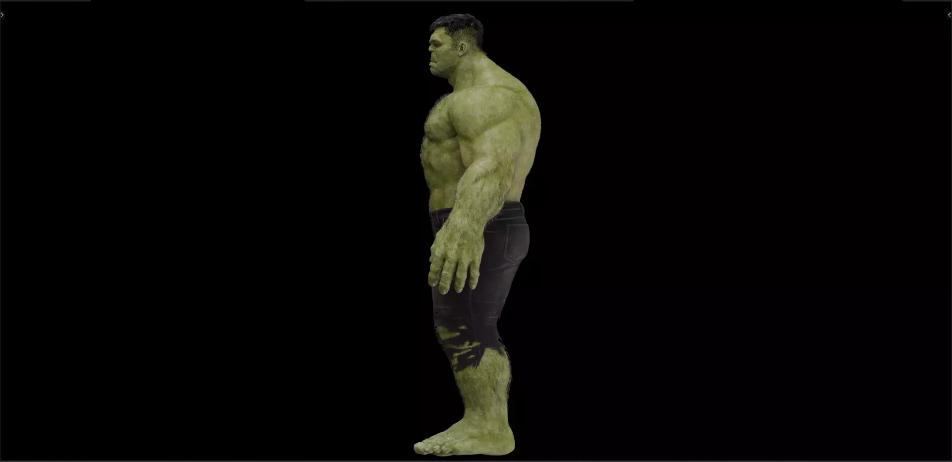 Hulk from Avengers 2012 and from Thor Ragnarok 3D model_23