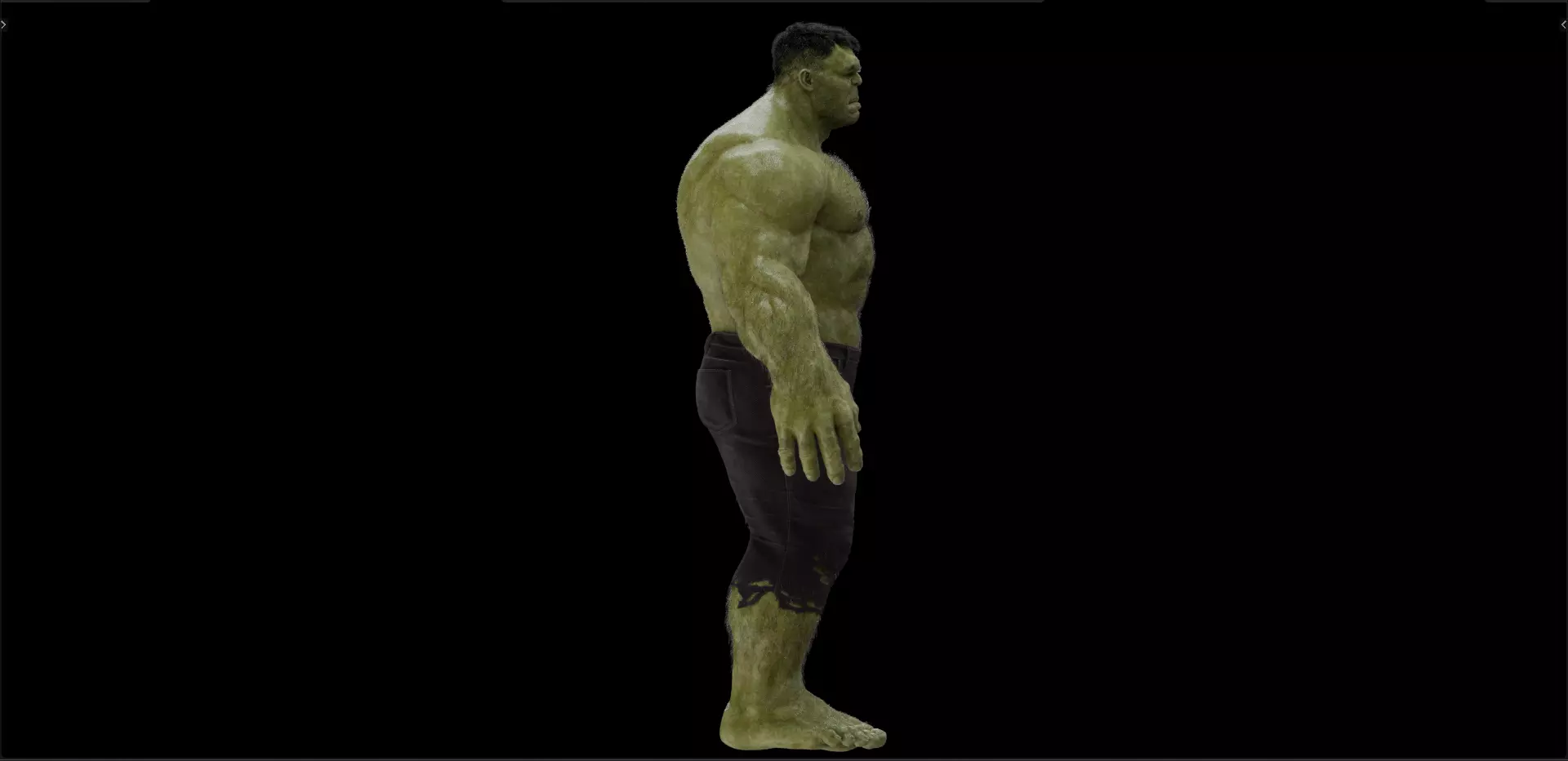Hulk from Avengers 2012 and from Thor Ragnarok 3D model_21