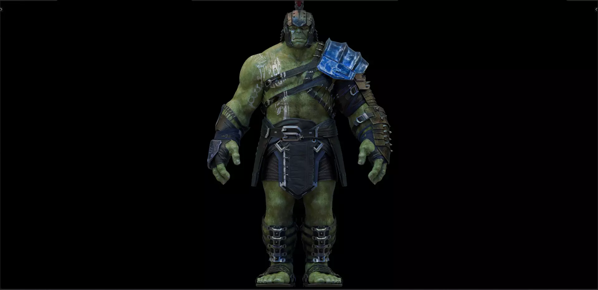 Hulk from Avengers 2012 and from Thor Ragnarok 3D model_24