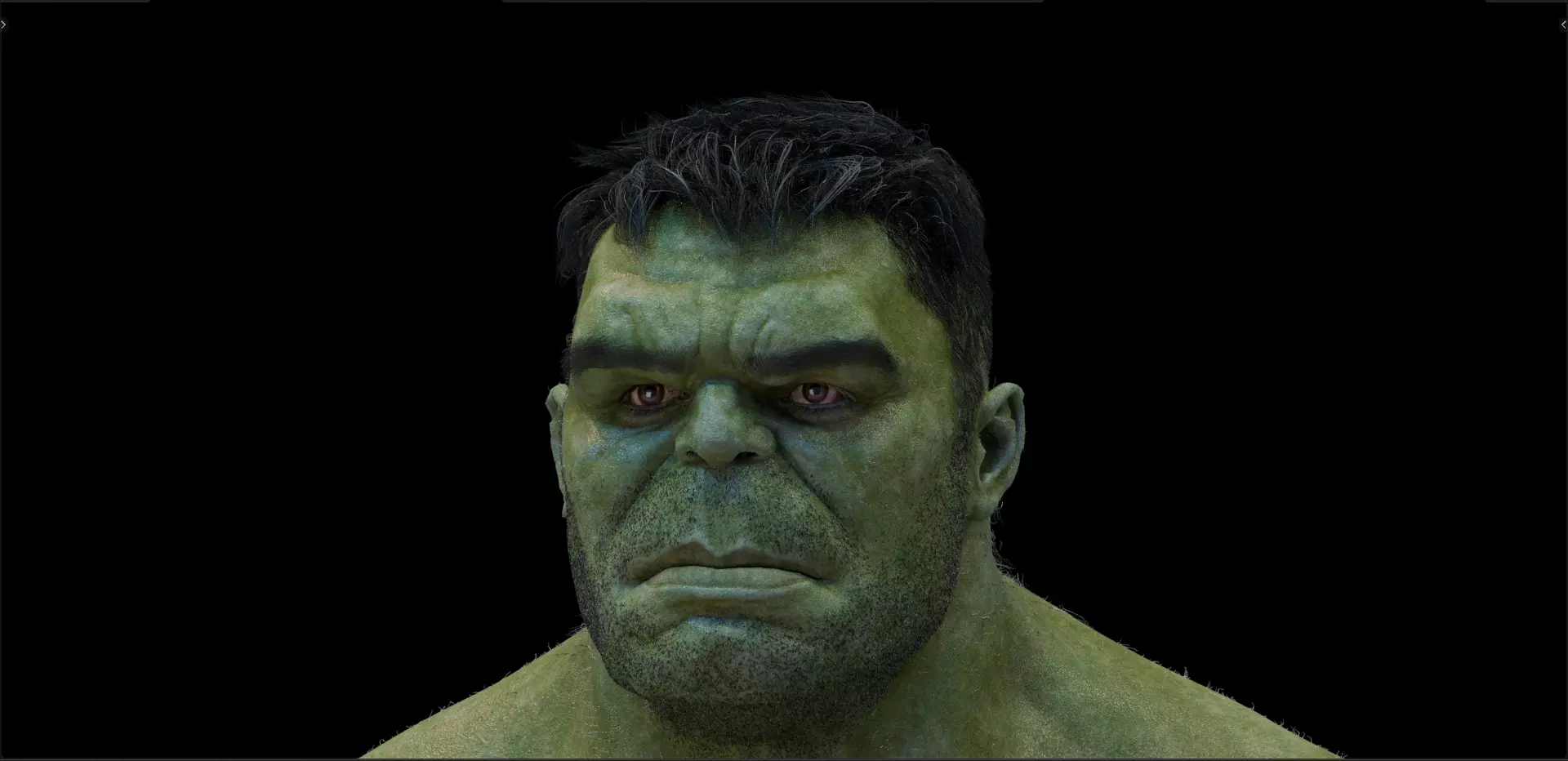 Hulk from Avengers 2012 and from Thor Ragnarok 3D model_29