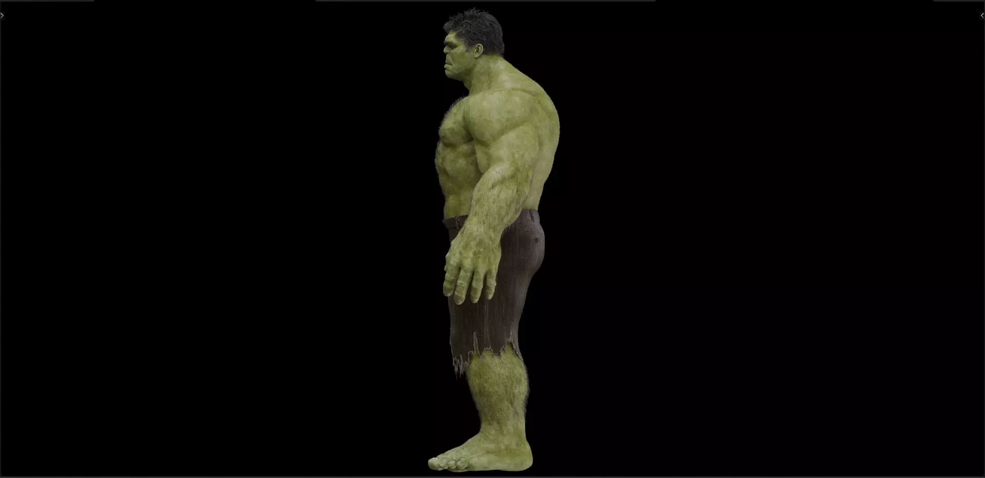 Hulk from Avengers 2012 and from Thor Ragnarok 3D model_19