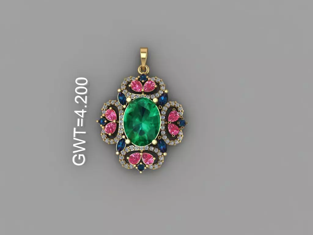 FASION PENDANT 3D model_0