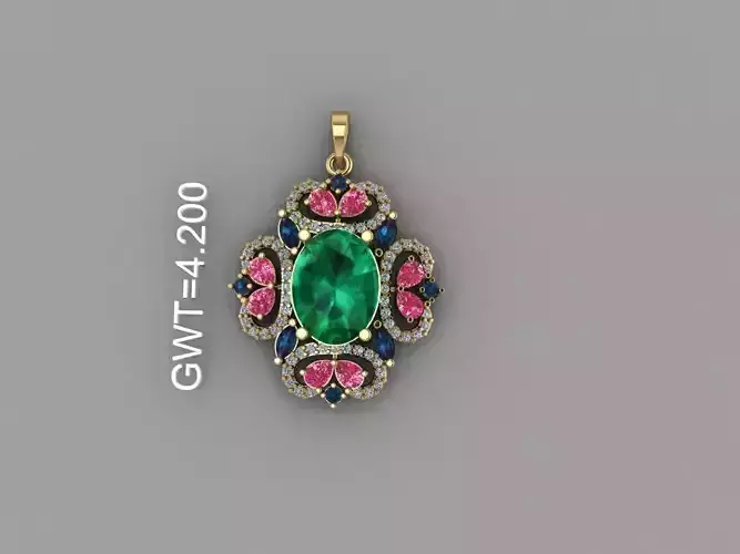 FASION PENDANT 3D model
