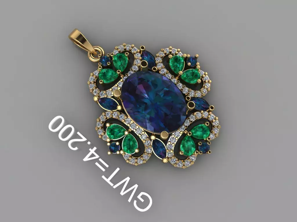 FASION PENDANT 3D model_2