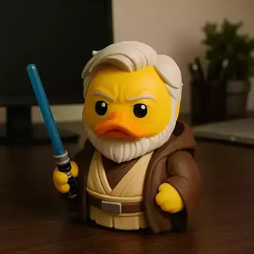 Rubber Duck - Obi-Wan Kenobi - Star Wars - 3d print 3D print model