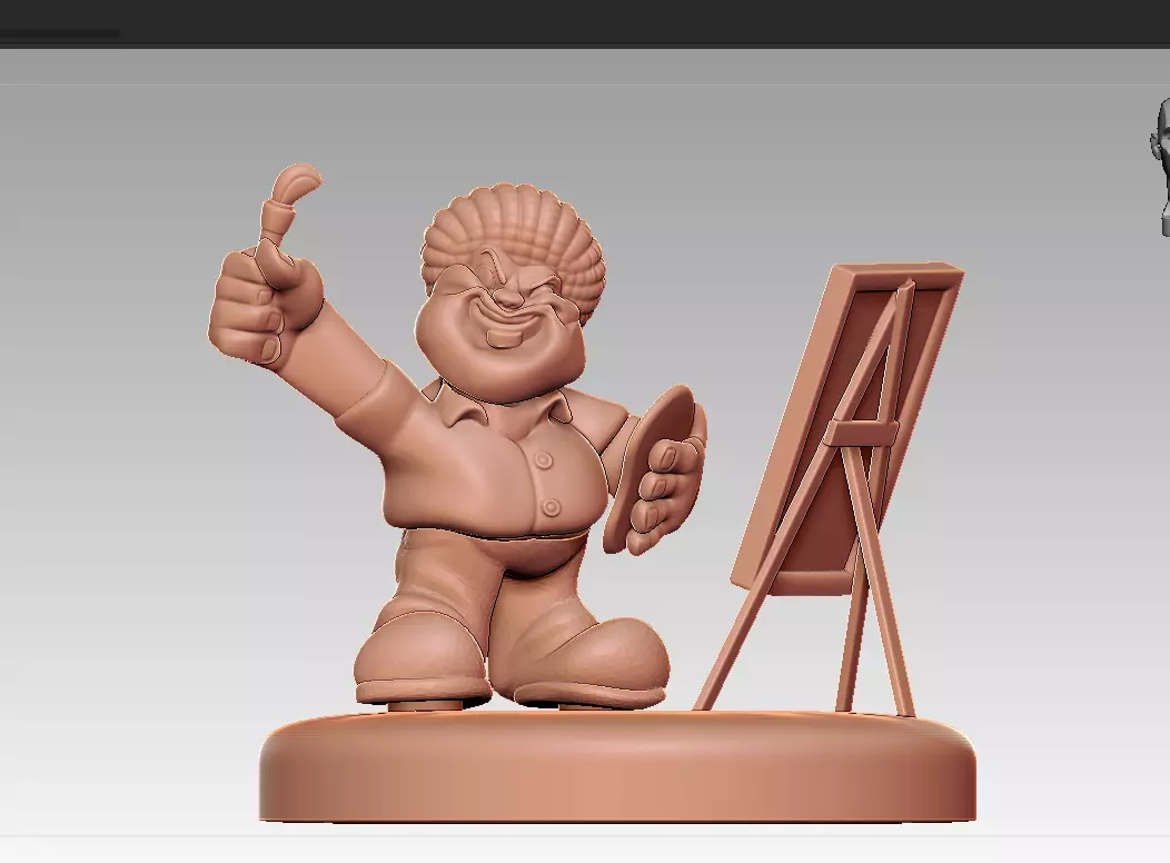 Jack Black Miniature 3D print model_6