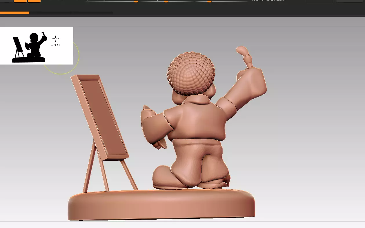 Jack Black Miniature 3D print model_7