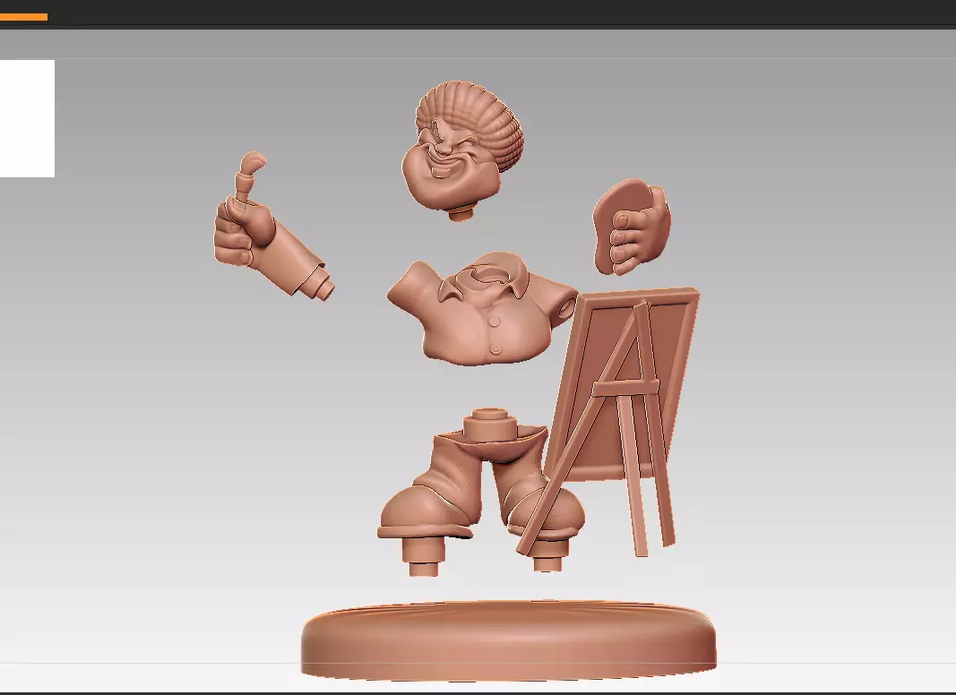 Jack Black Miniature 3D print model_5